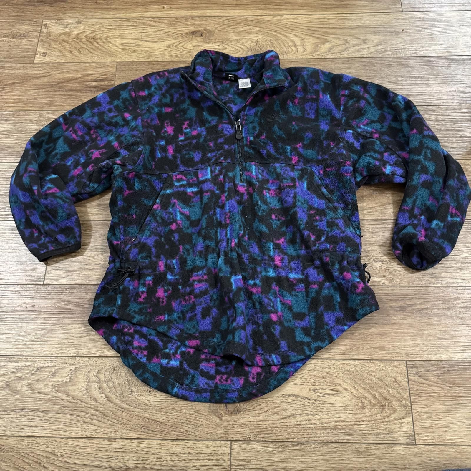 Vintage Nike F.I.T. Aztec Fleece Half Zip Pullover Geometric