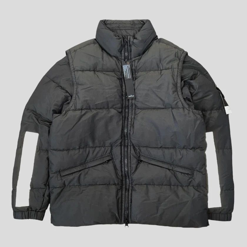 Stone Island Stone Island Cotton Metal Watro Puffer Jacket Size US S / EU 44-46 / 1 - 1 Thumbnail