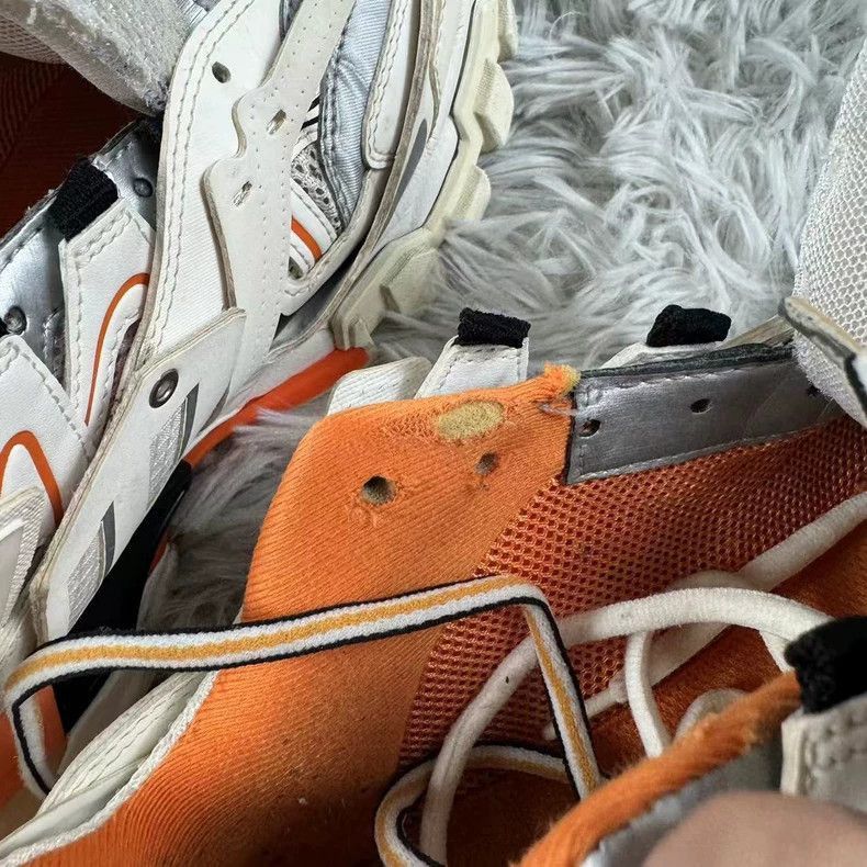 Balenciaga Balenciaga Track White Orange Sports Sneakers-2506 Size US 6 / IT 36 - 6 Thumbnail