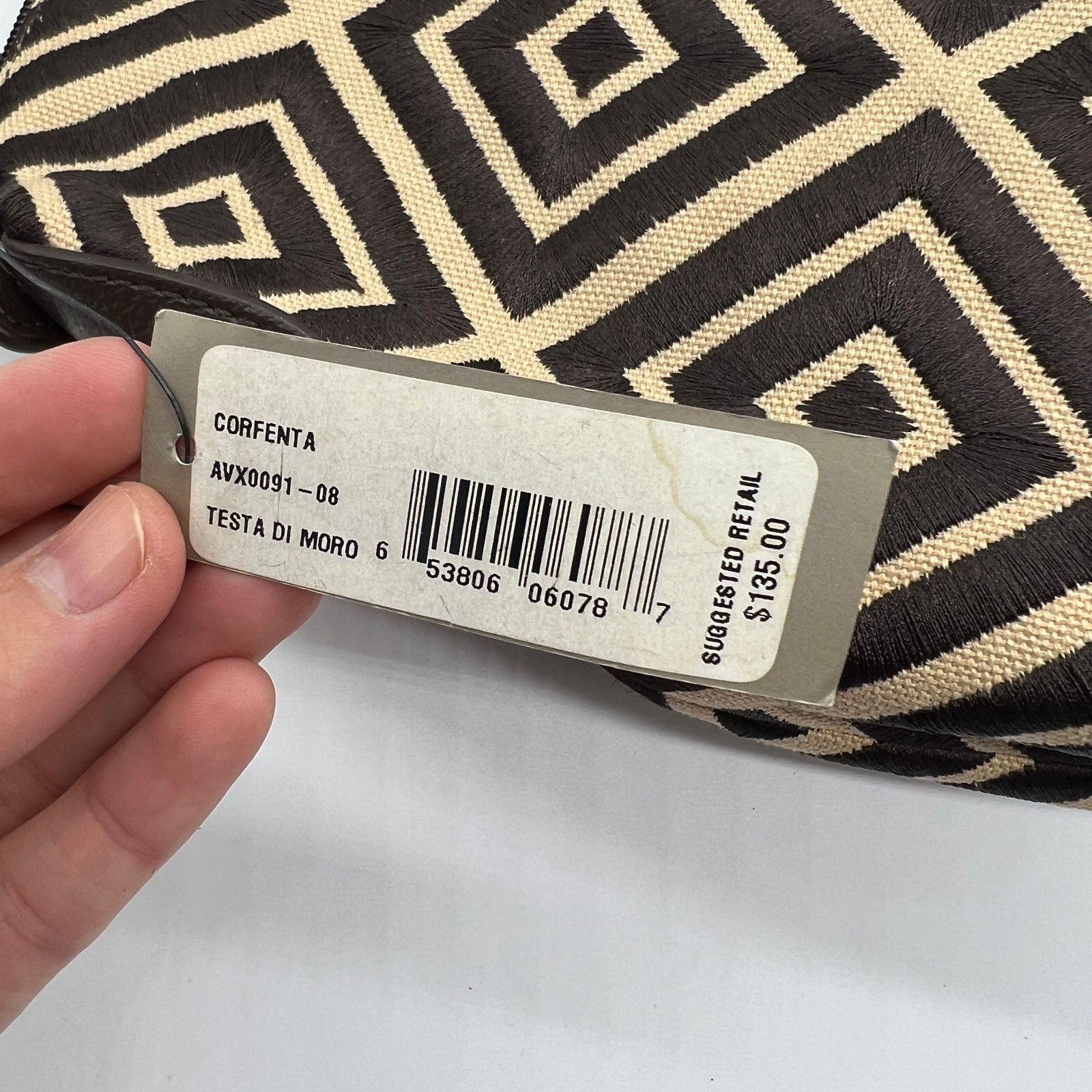 Other Adrienne Vittadini Geometric Canvas Embroidered Bag Size ONE SIZE - 5 Thumbnail