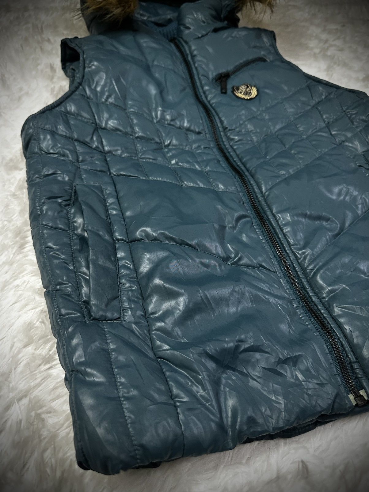 Japanese Brand 💥rare💥 japanese brand russ-k faux fur puffer vest Size US S / EU 44-46 / 1 - 2 Thumbnail