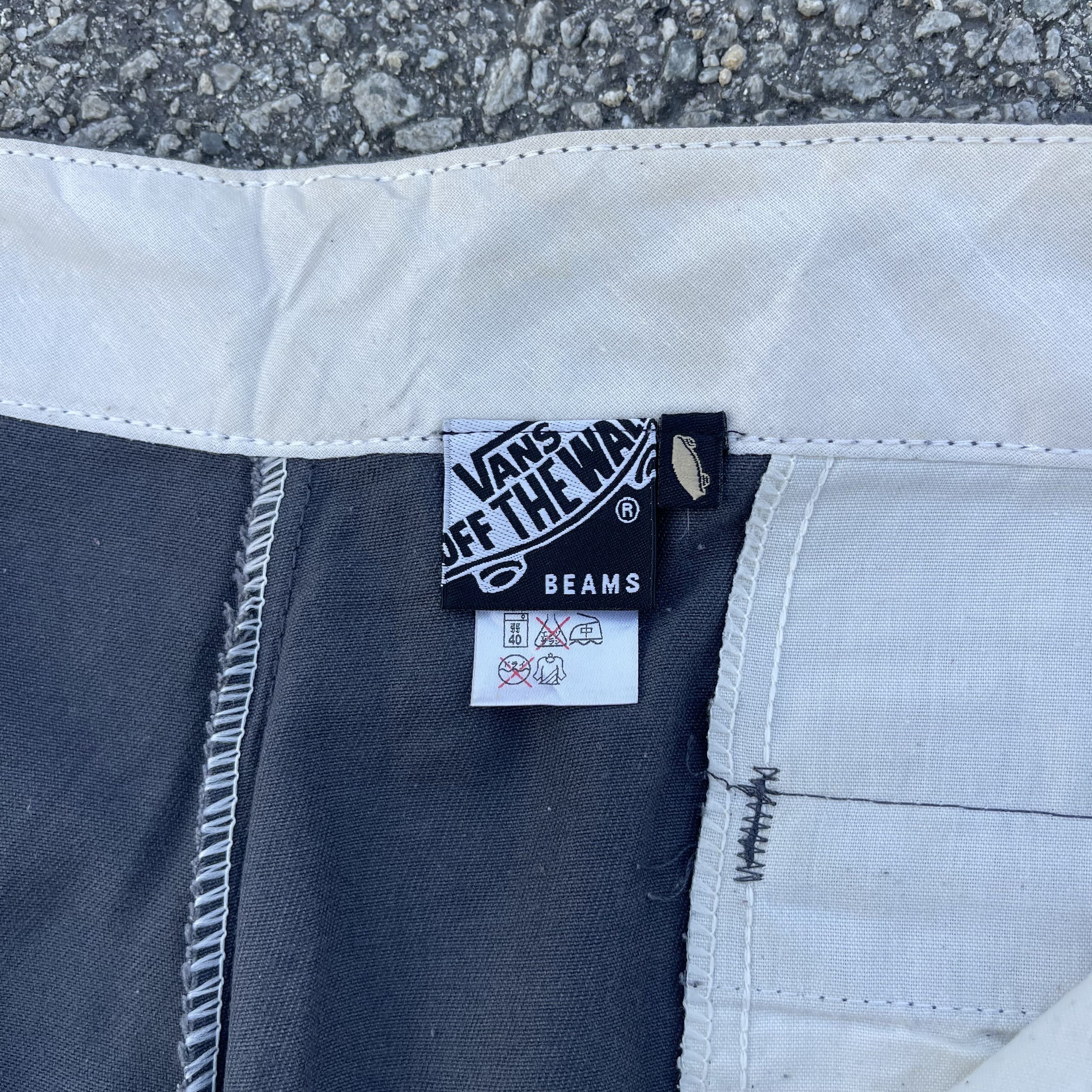 Beams Plus × Beauty Beast × Vans Vans x Beams Khaki Black Baggy Wide Leg Black Flys Back Side Size US 34 / EU 50 - 5 Thumbnail