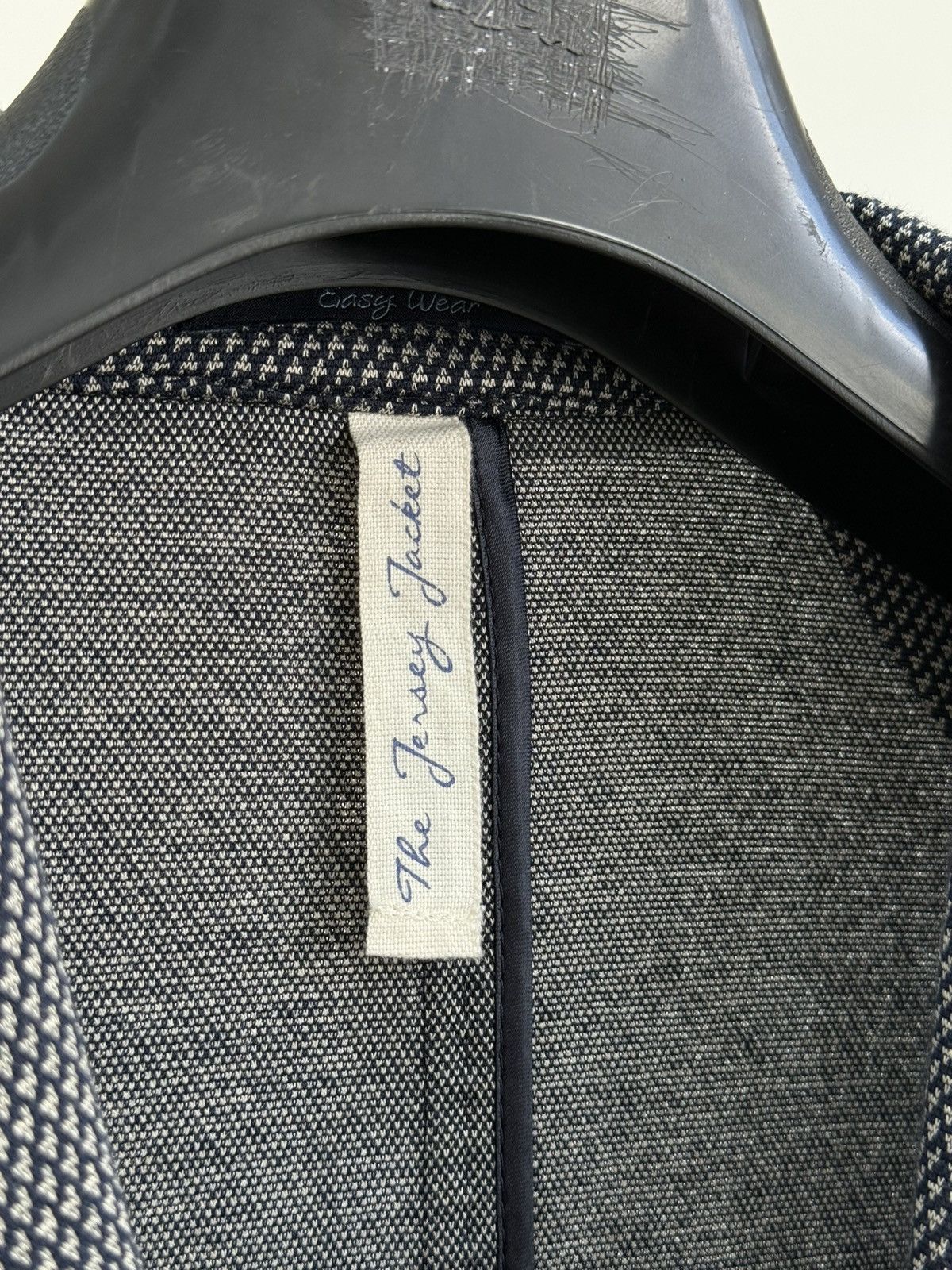 Paoloni Paoloni Jersey Birdeye Blazer Jacket Size 50 Size 40R - 4 Thumbnail