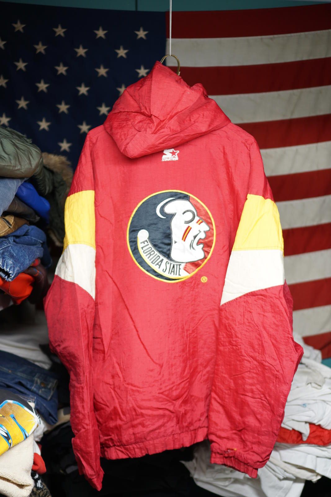 Other Vintage Florida State Seminoles Starter Windbreaker Jacket Size US XL / EU 56 / 4 - 2 Thumbnail
