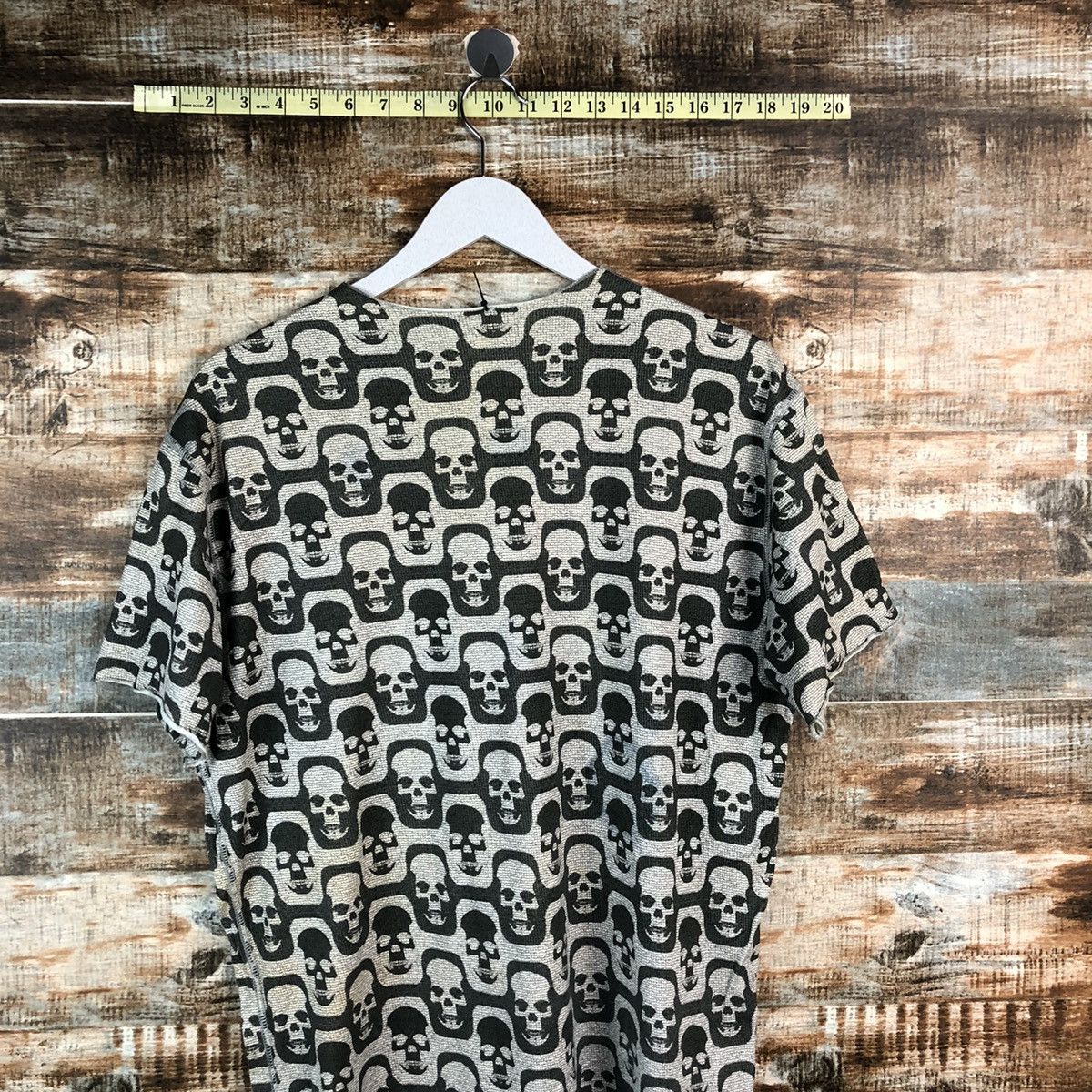Lucien Pellat-Finet Lucien Pellat Finet full print Skulls White T-Shirt #A2483 Size US L / EU 52-54 / 3 - 12 Thumbnail