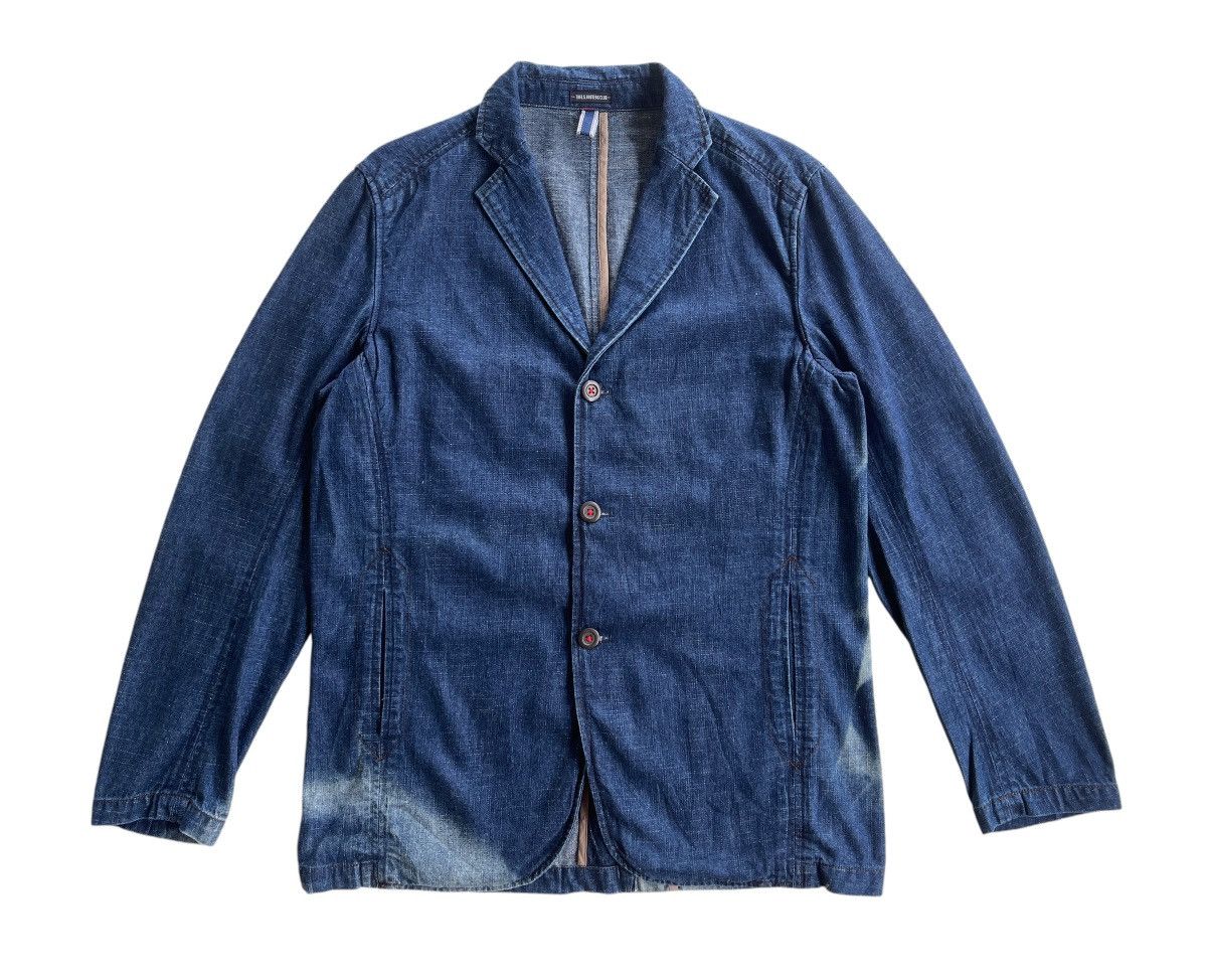 Route 66 U.S Route 66 Faded Denim Jacket Size US M / EU 48-50 / 2 - 3 Thumbnail