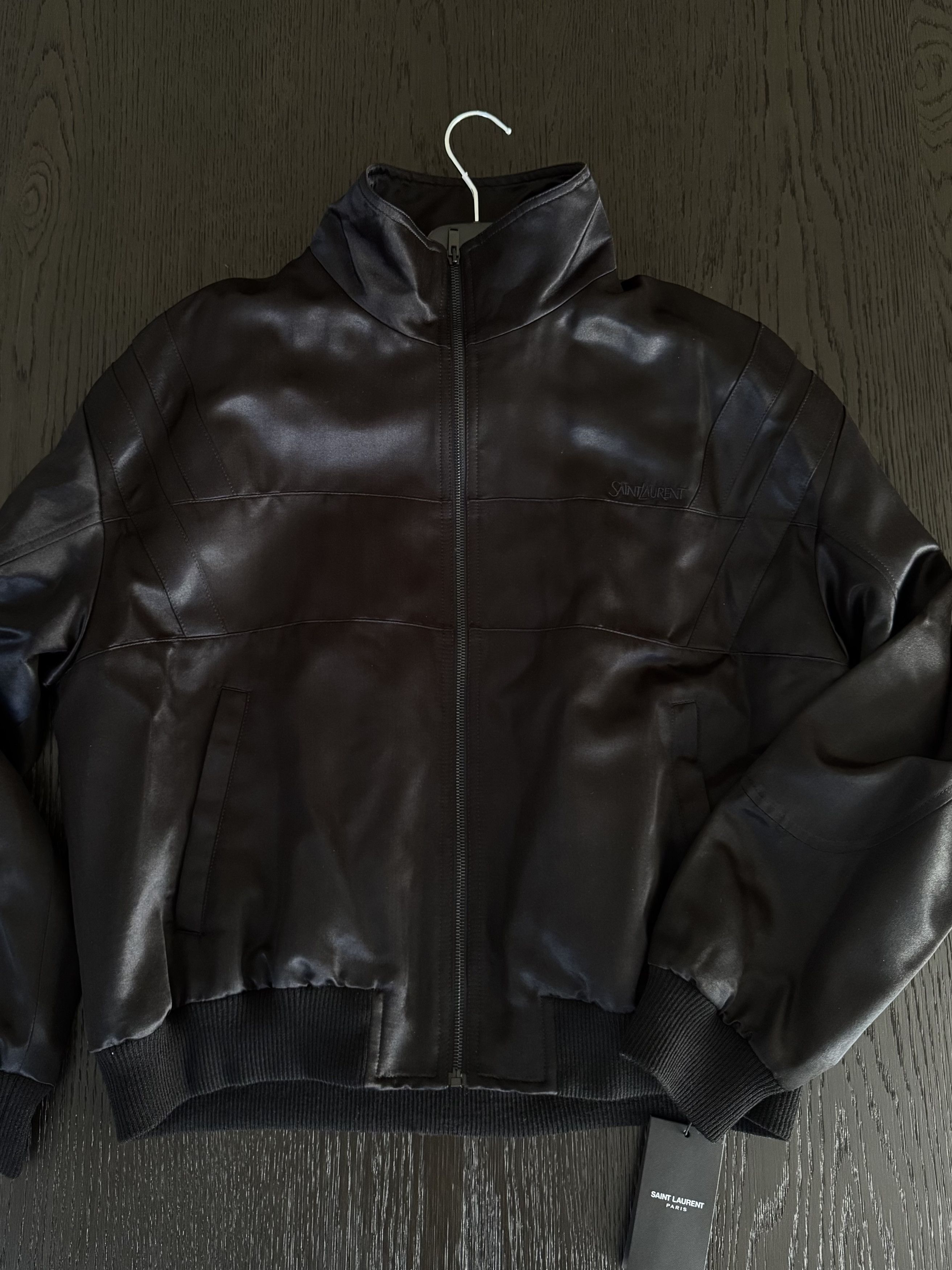 Saint Laurent Paris BLOUSON IN SATIN Size US L / EU 52-54 / 3 - 4 Thumbnail