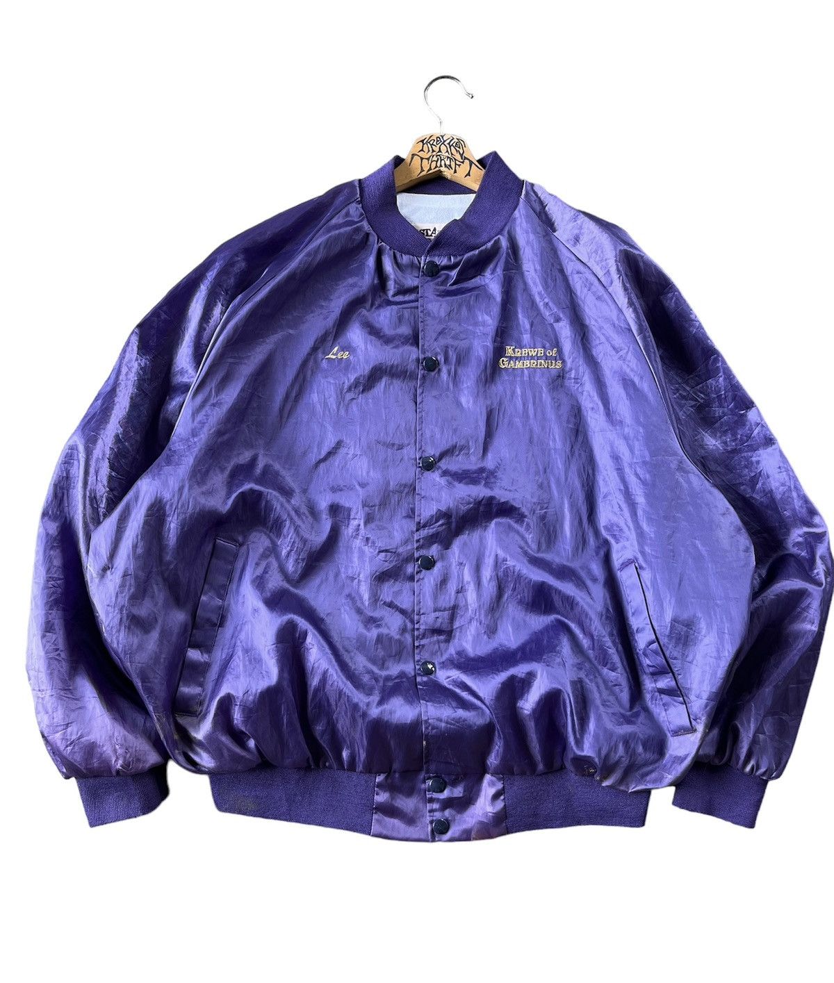 Vintage 🔥Vintage Westark USA Galveston Embroidery Varsity Jacket 90s Size US XXL / EU 58 / 5 - 2 Thumbnail
