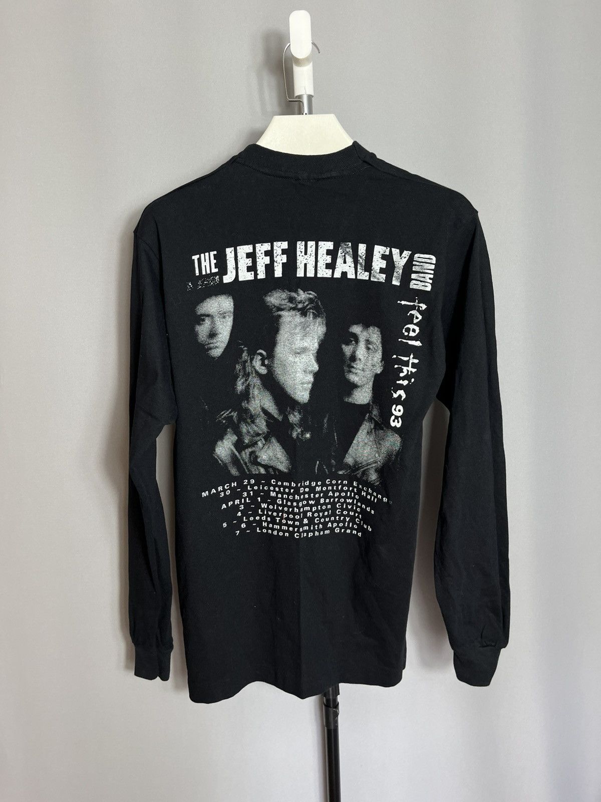 Other Jeff Healey Band Feel This 1993 Tour Shirt Long Sleeve Mens Size US M / EU 48-50 / 2 - 4 Thumbnail