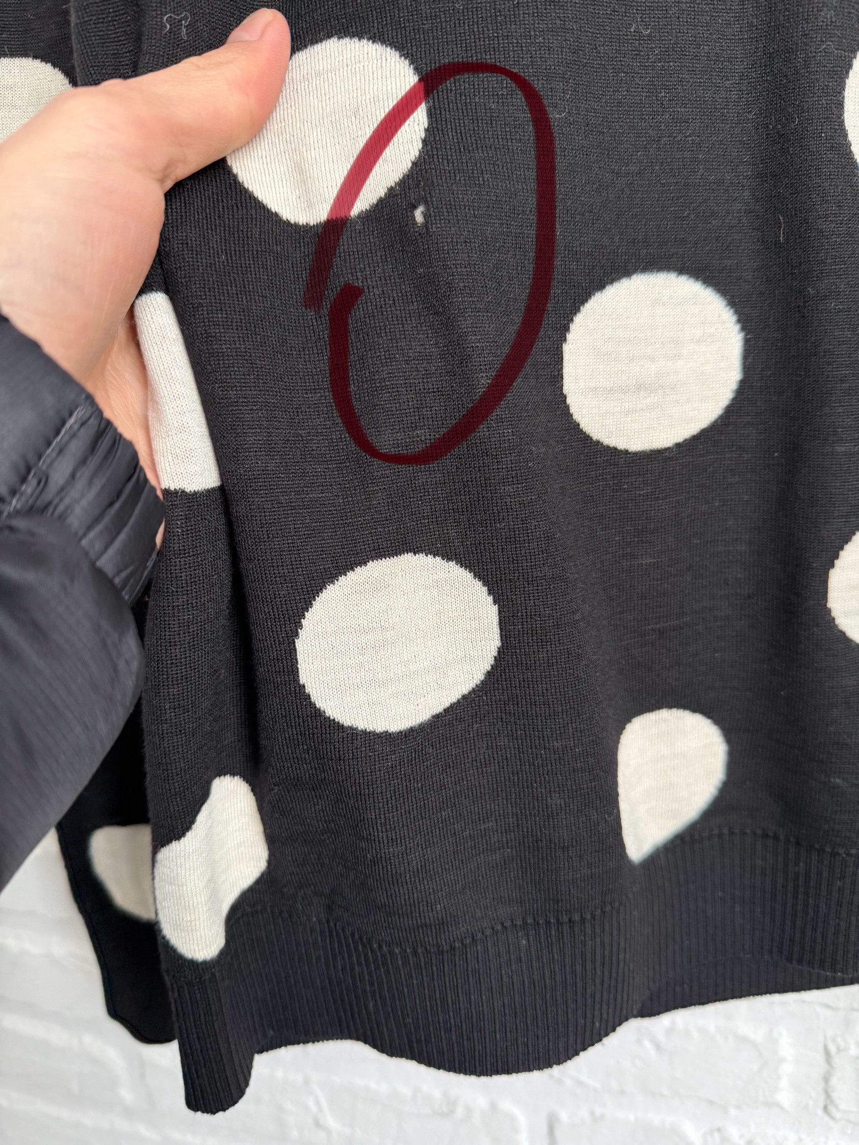 Sonia Rykiel Sonia by Sonia Rykiel Polka Dot Knit Sweater Size M / US 6-8 / IT 42-44 - 5 Thumbnail