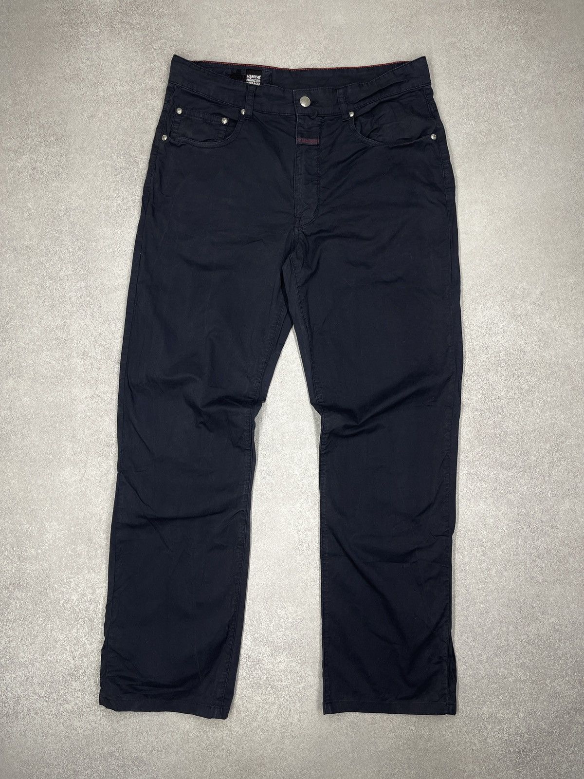 Marithe + Francois Girbaud Marithe Francois Girbaud Navy Chino Pants Trouser Size US 31 - 2 Thumbnail