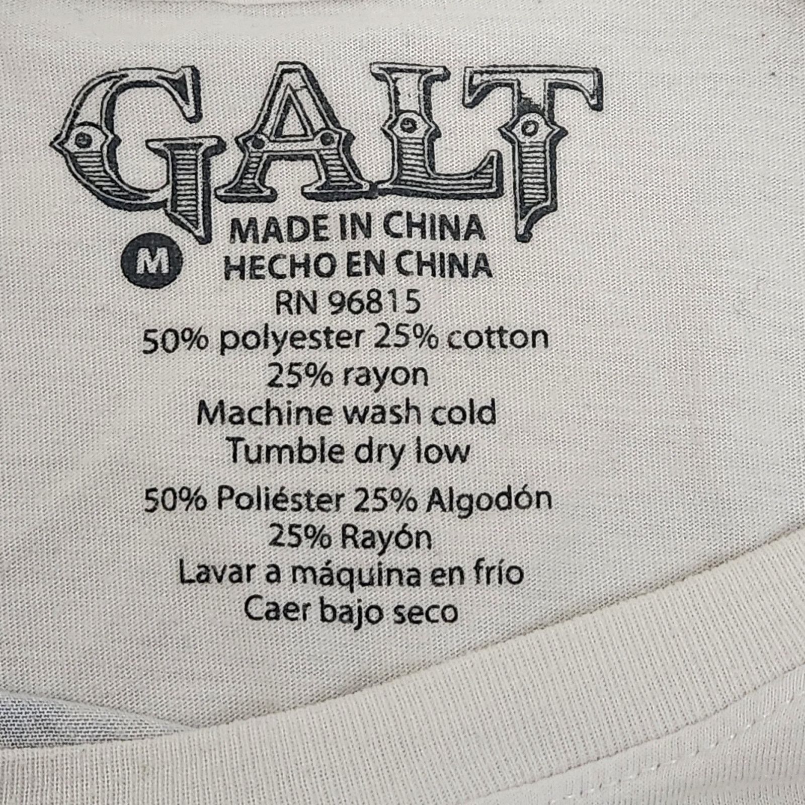 Other Galt White Blue Faded American Flag Graphic T Shirt Medium Size US M / EU 48-50 / 2 - 4 Thumbnail