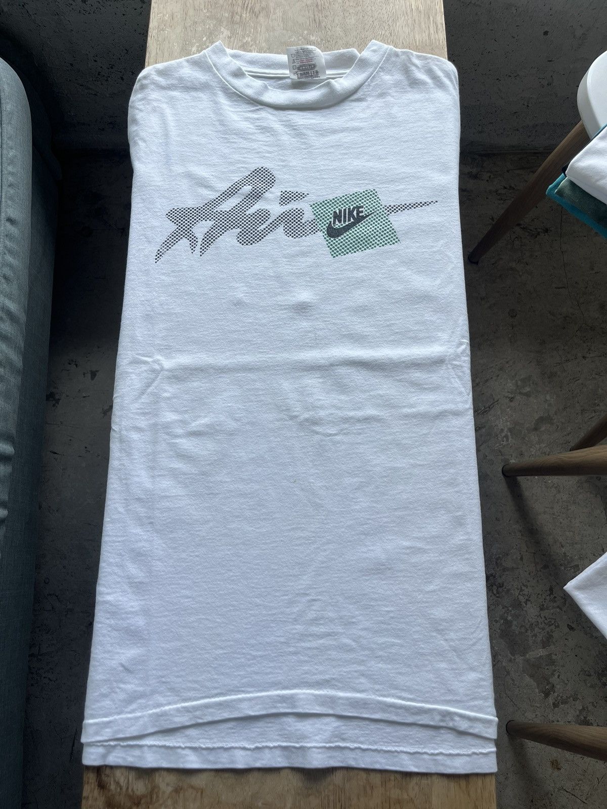 Nike × Vintage Vintage NIKE AIR 90’s Logo Sportswear Tshirt Size US XL / EU 56 / 4 - 3 Thumbnail