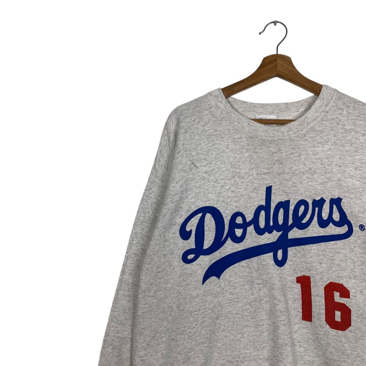 Other Vintage 95s DODGERS NOMO 16 Sweatshirt Starter MLB #2021-C88 Size US L / EU 52-54 / 3 - 3 Thumbnail