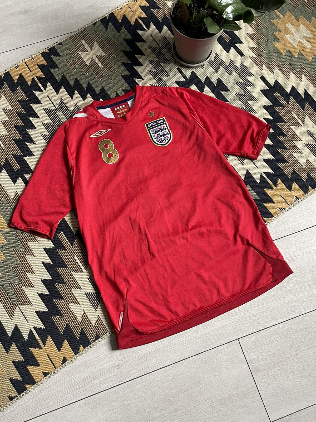 Vintage Vintage Umbro England Lampard 8 Jersey Size US S / EU 44-46 / 1 - 3 Thumbnail