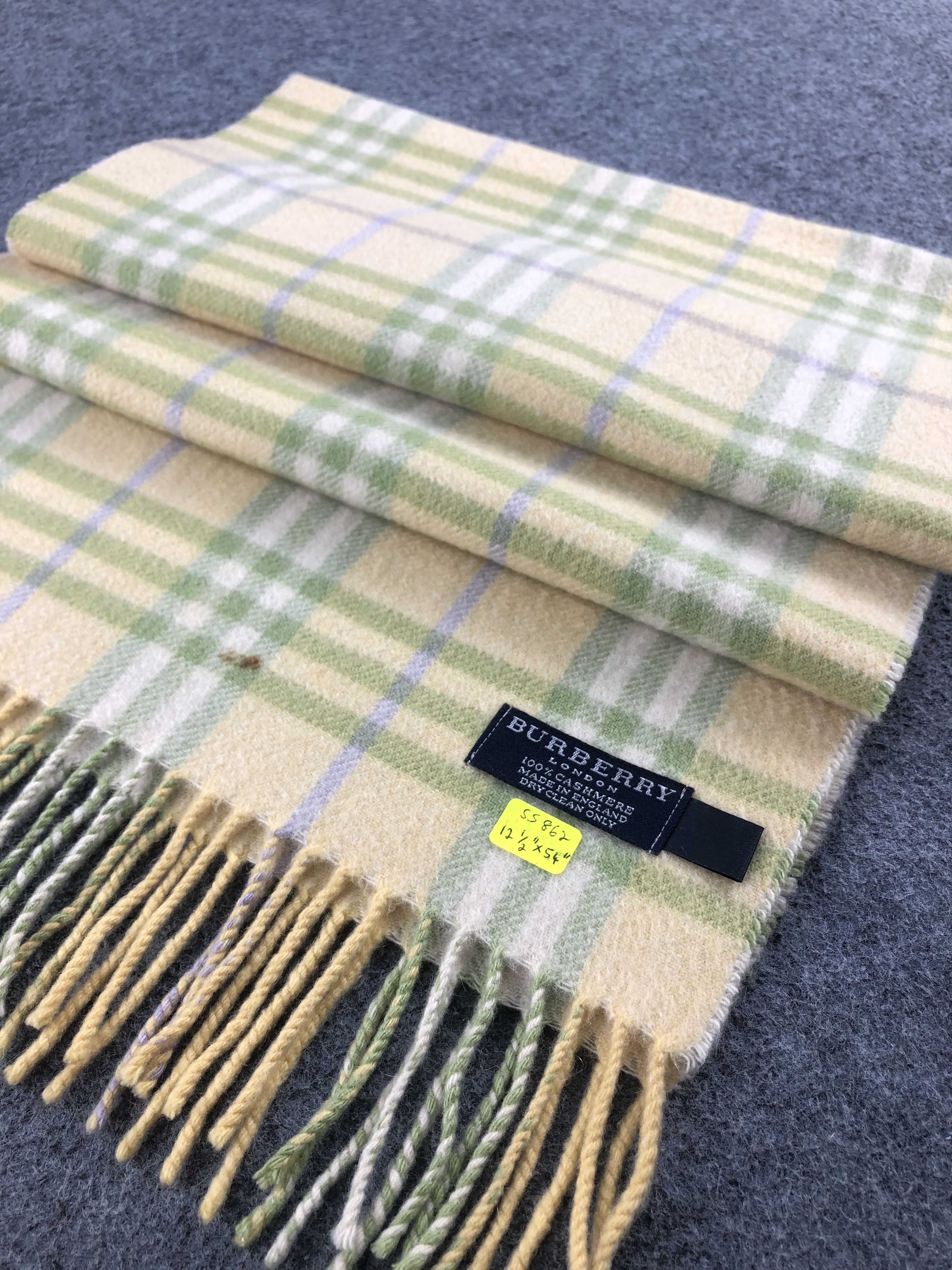 Burberry Burberry Cashmere Scarf / Muffler / Neckwear Size ONE SIZE - 2 Thumbnail