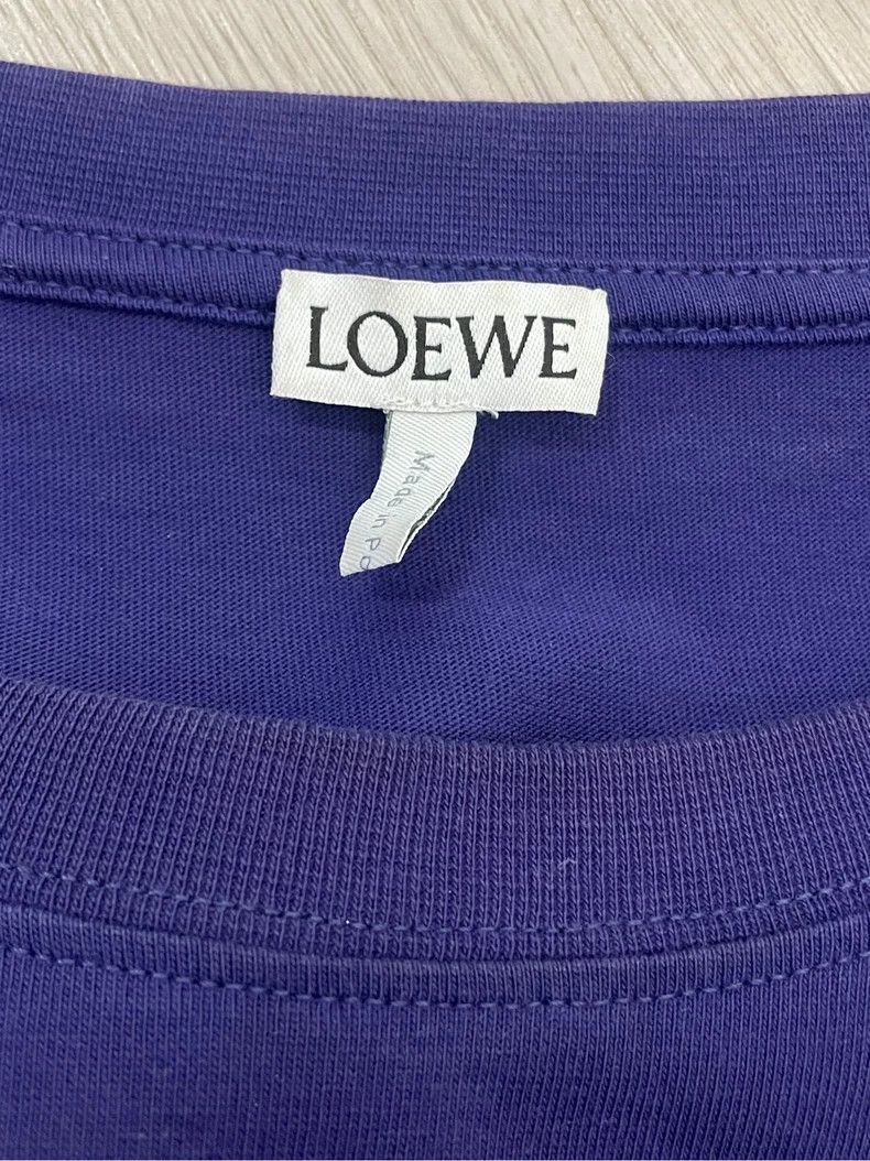 Loewe LOEWE Blue and purple chest embroidered logo short sleeve Size XL / US 12-14 / IT 48-50 - 5 Thumbnail