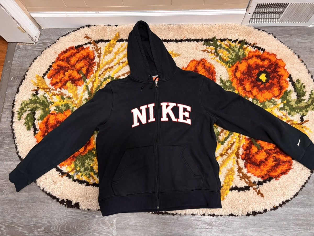Nike Vintage Nike Y2K Zip Hoodie with Big Embroidered Logo Size US L / EU 52-54 / 3 - 1 Thumbnail