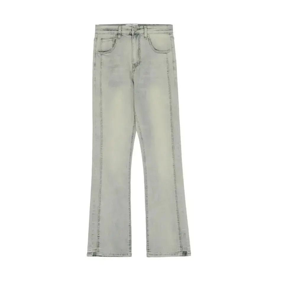 Japanese Brand Slim fit straight leg micro horn washed jeans Size US 30 / EU 46 - 3 Thumbnail