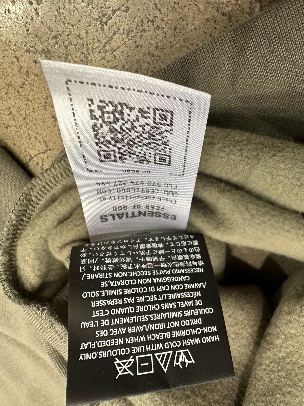 Essentials ESSENTIALS - 90's Fit Fleece Hoodie Moss Size US L / EU 52-54 / 3 - 3 Thumbnail