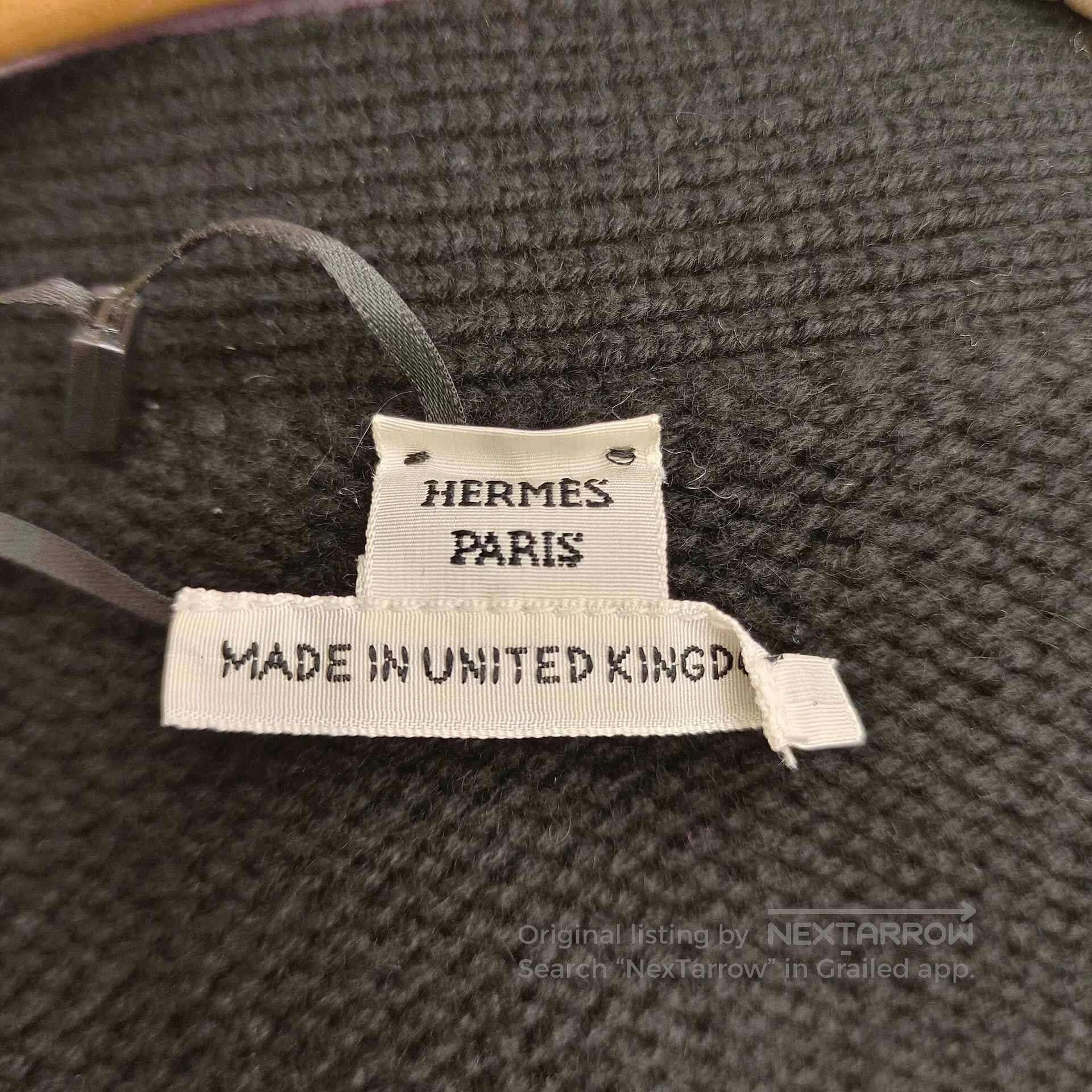 Hermes Hermes Black Cashmere Knit Cardigan. Size US XS / EU 42 / 0 - 3 Thumbnail