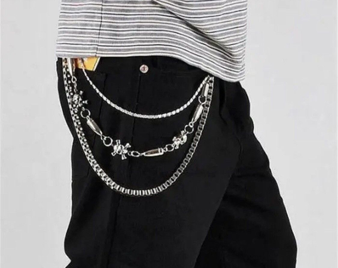 Jewelry Multi Layer Rock Punk Pants Chain Size ONE SIZE - 3 Thumbnail