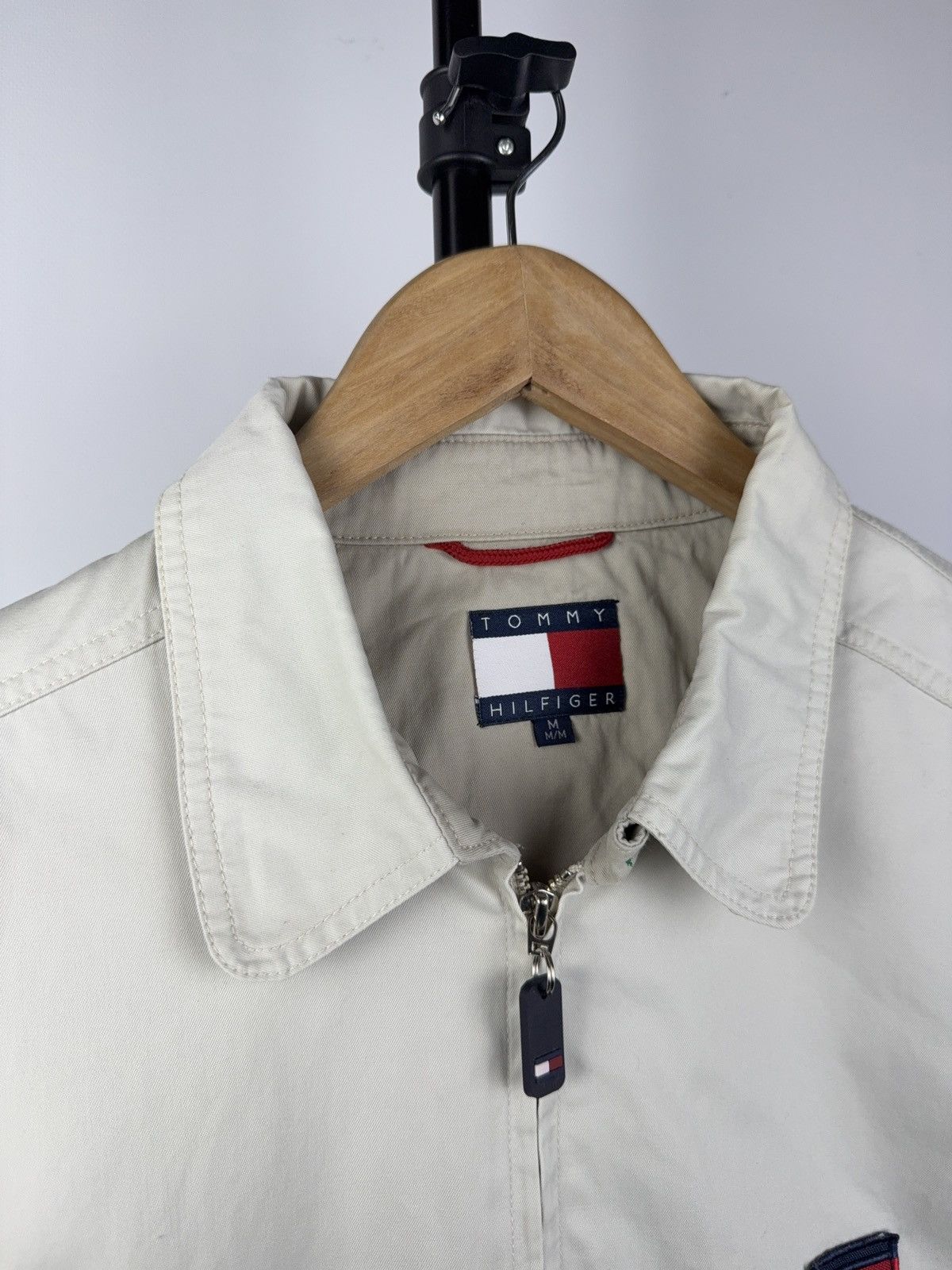 Tommy Hilfiger × Tommy Jeans × Vintage Vintage 90s Tommy Hilfiger cotton Jacket Size US M / EU 48-50 / 2 - 2 Thumbnail