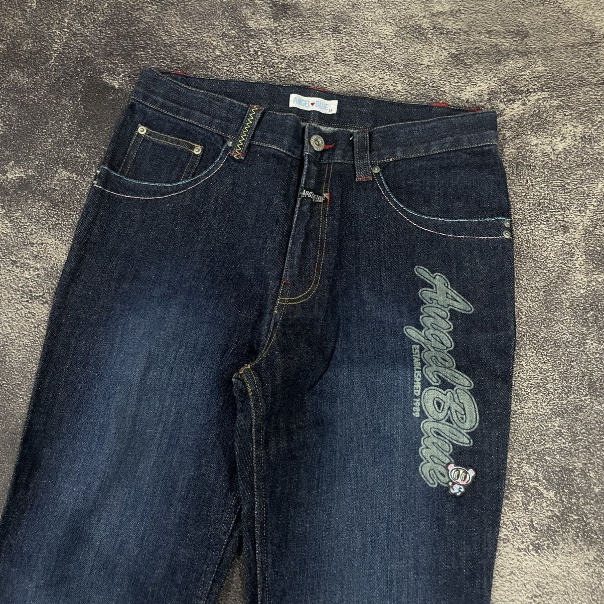 Hysteric Glamour × Japanese Brand 90's Angel blue jeans flared pants Size 30" / US 8 / IT 44 - 6 Thumbnail