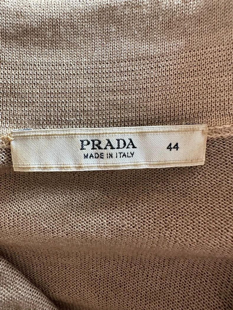 Prada Prada Catwalk women's Polo khaki sweater 2501-Nextarrow Size M / US 6-8 / IT 42-44 - 6 Thumbnail
