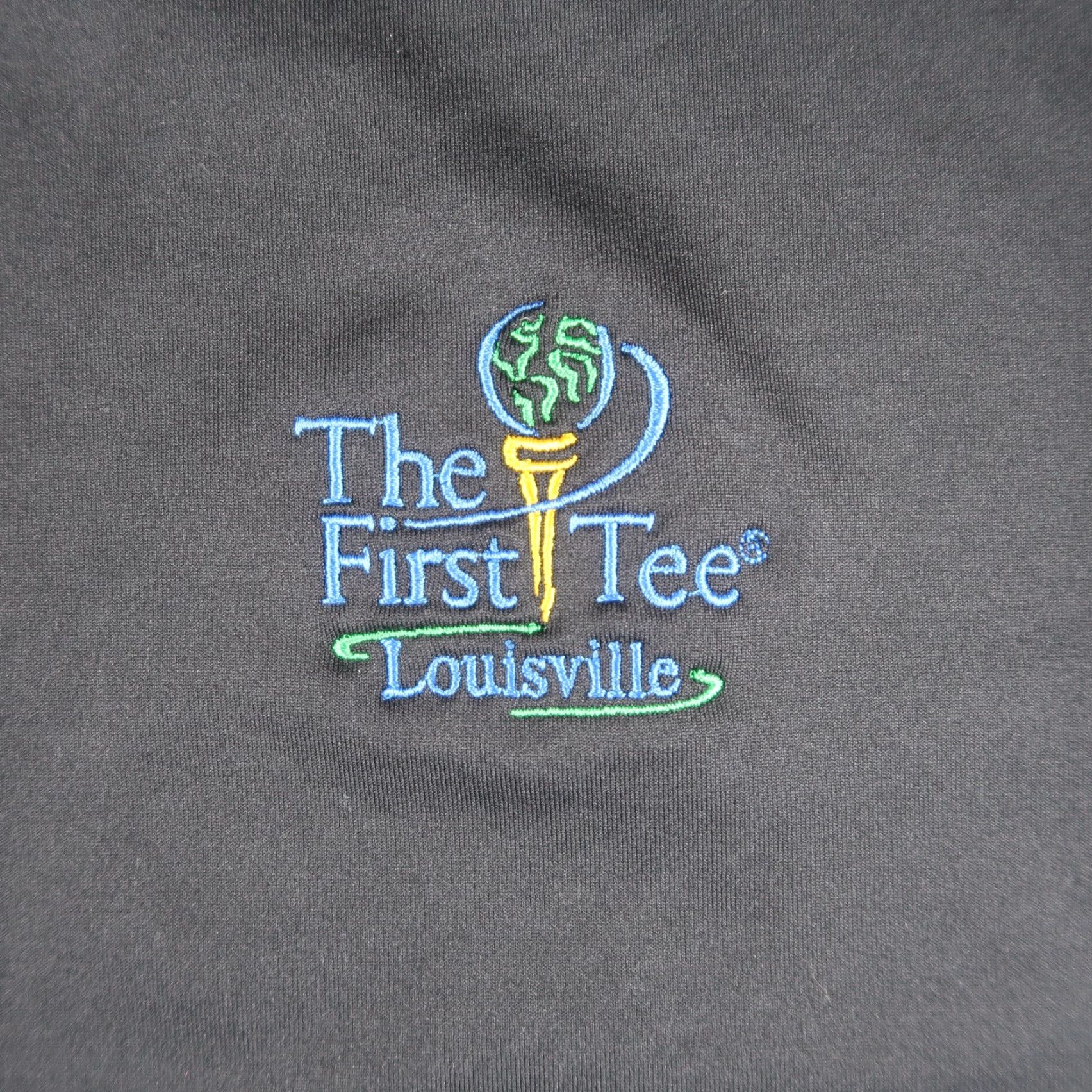 Adidas Adidas First Tee Louisville Golf Headquarters 1/4 Zip Pullover Men's M Medium Black Long Sleeve Mock Neck Stand-Up Collar Casual Pullover Golf Size US M / EU 48-50 / 2 - 3 Thumbnail