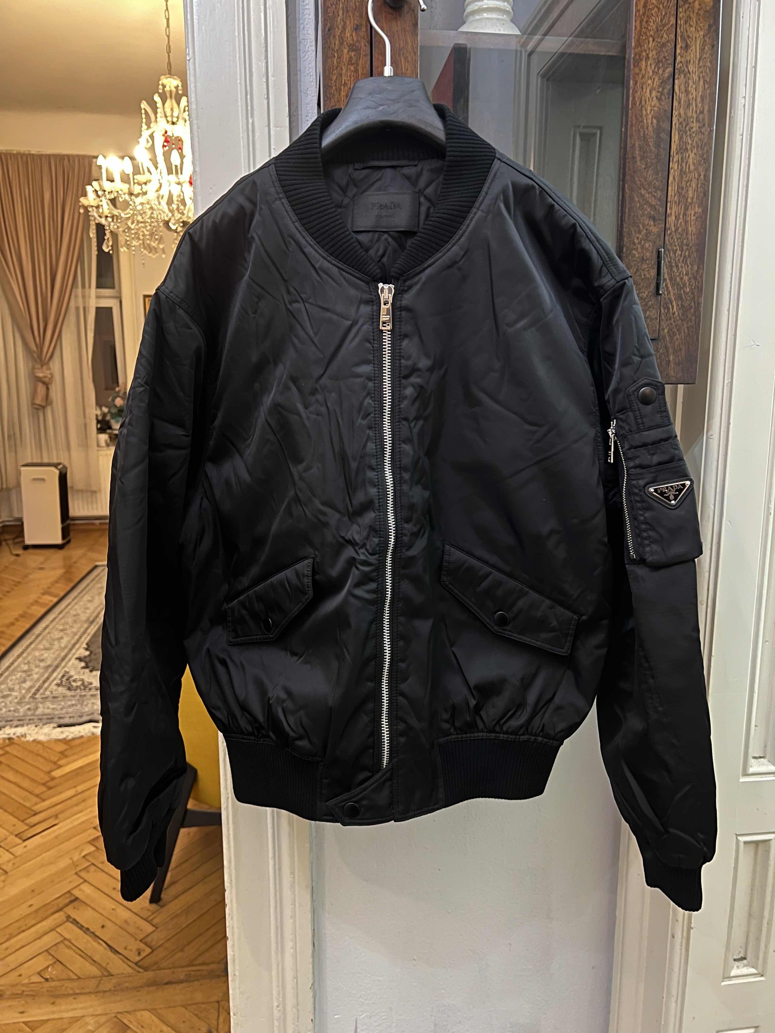 Prada Prada Re-Nylon Bomber Jacket Size US L / EU 52-54 / 3 - 1 Thumbnail