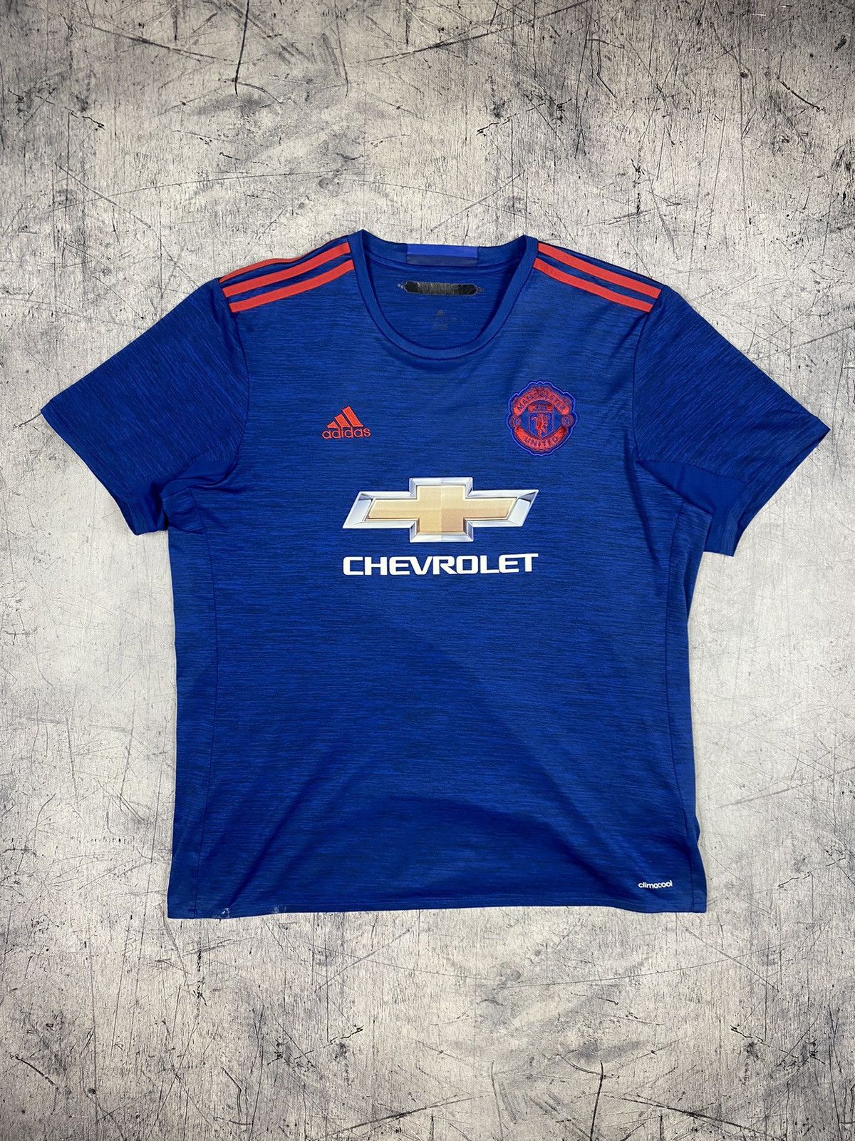 Adidas × Vintage Adidas Manchester United 2015 Soccer Jersey Tee Size US XL / EU 56 / 4 - 2 Thumbnail