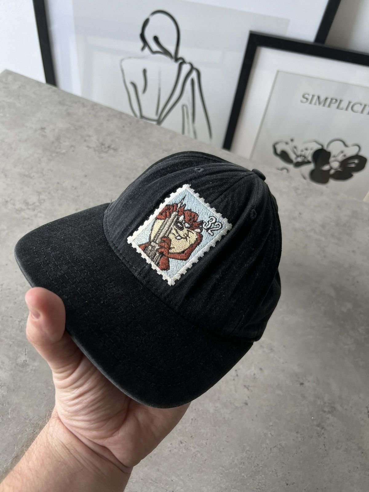 Warner Bros Vintage Hat Cap 1996 Warner Bros Taz USA Size ONE SIZE - 2 Thumbnail