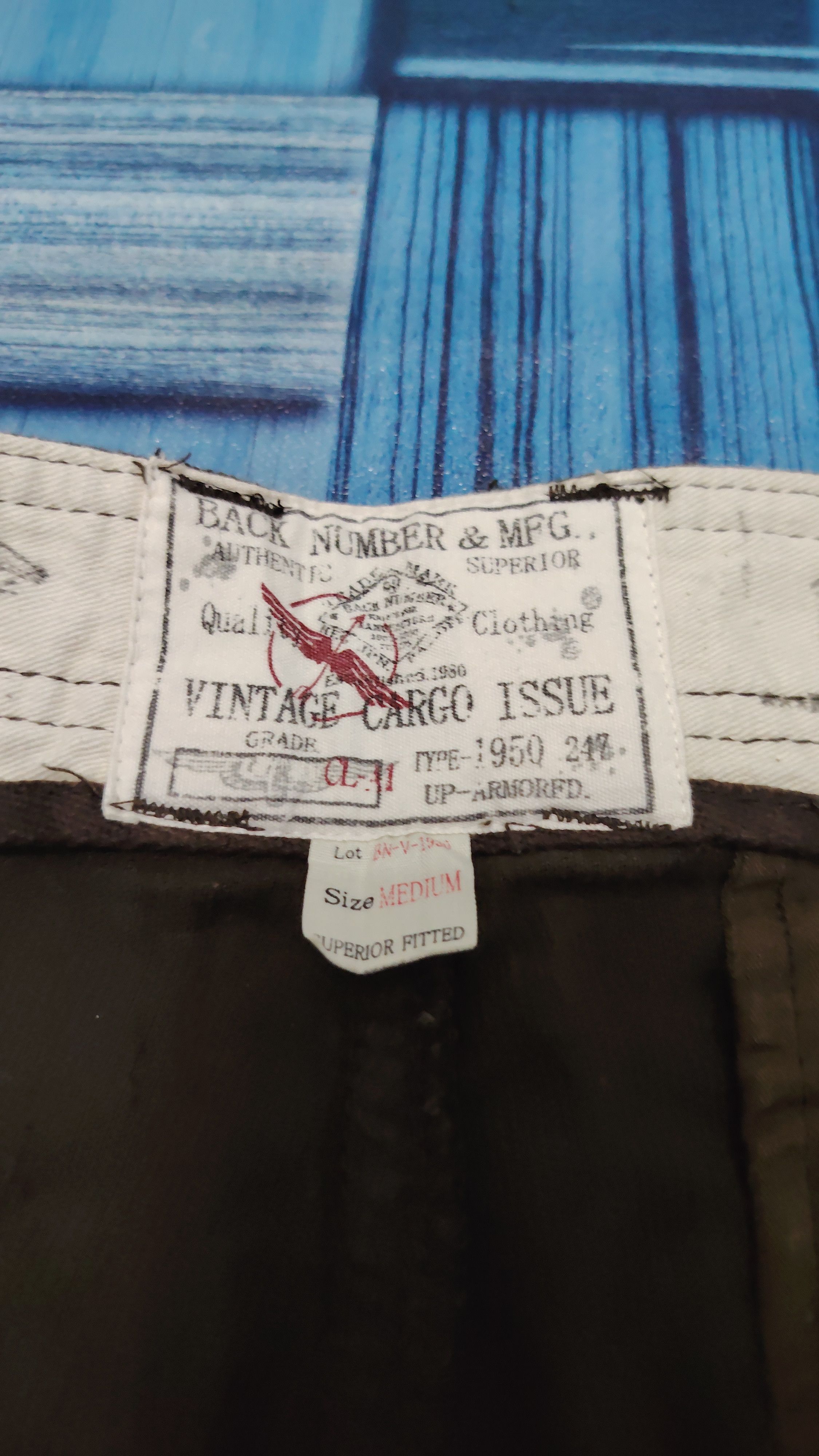 Japanese Brand Distressed corduroy back number & mfg cargo pants custom Size US 32 / EU 48 - 7 Thumbnail