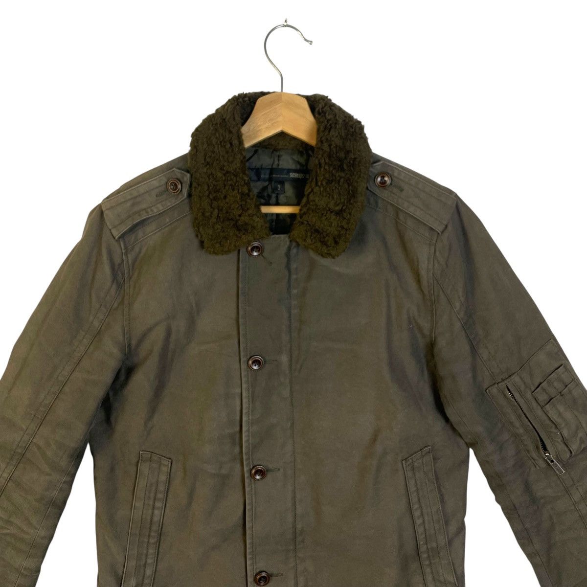 Schlussel 🇯🇵 SCHLUSSEL FUR BOA COLLAR MILITARY PUNK JACKET Size US M / EU 48-50 / 2 - 3 Thumbnail