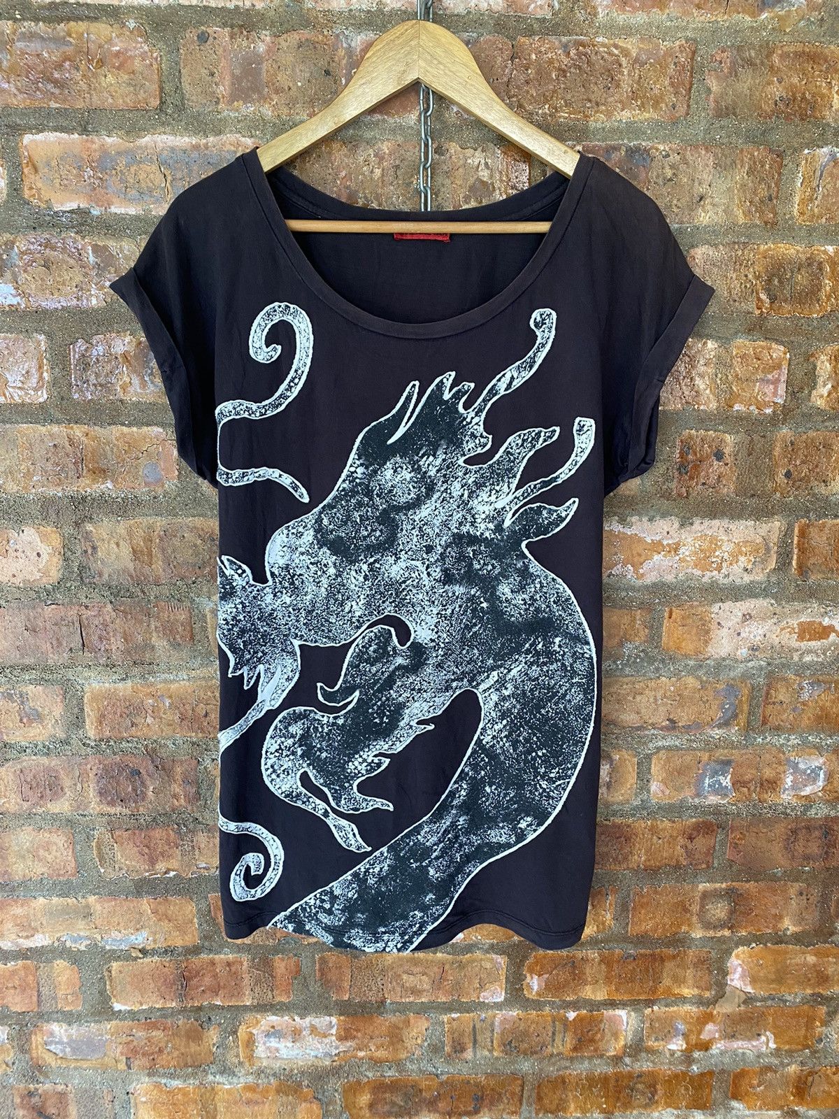 Vivienne Tam 1990s Vivienne TAM iconic Dragon tee Size L / US 10 / IT 46 - 2 Thumbnail