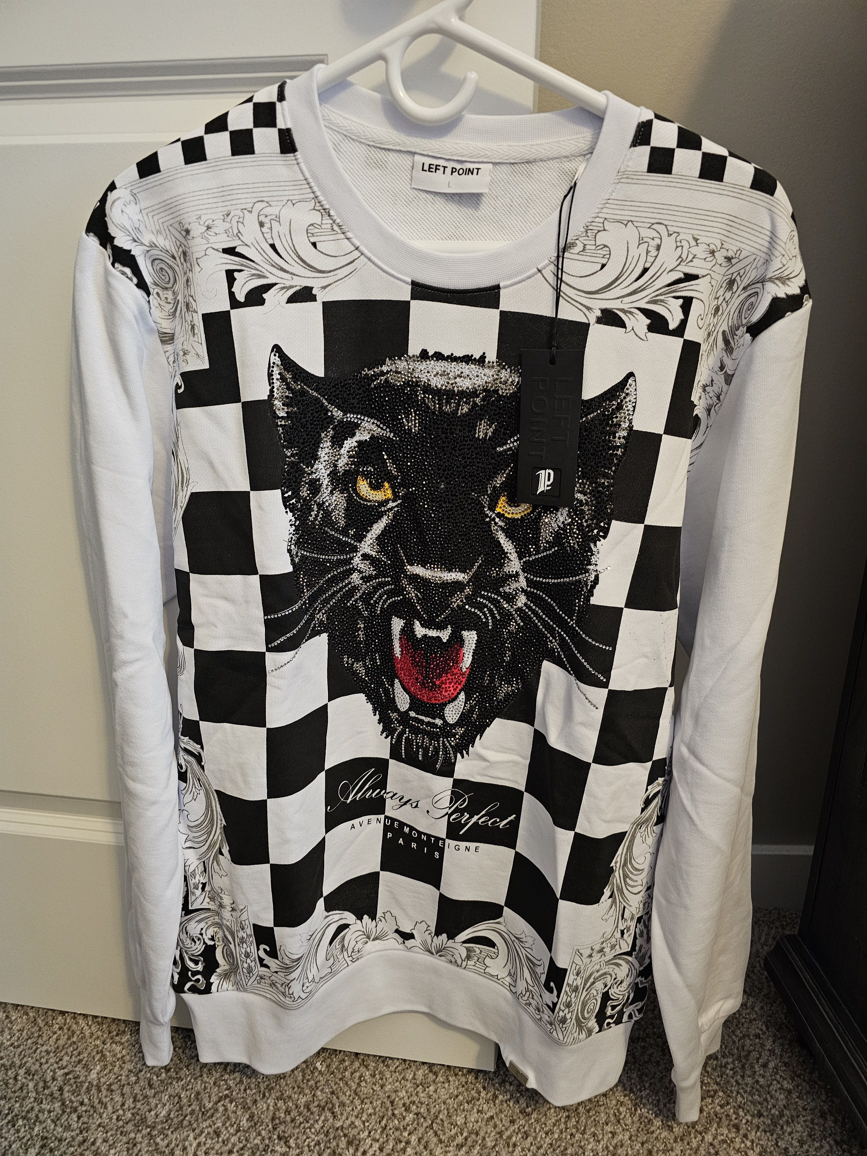 Other Left Point Panther crewneck sweatshirt Size US L / EU 52-54 / 3 - 1 Thumbnail