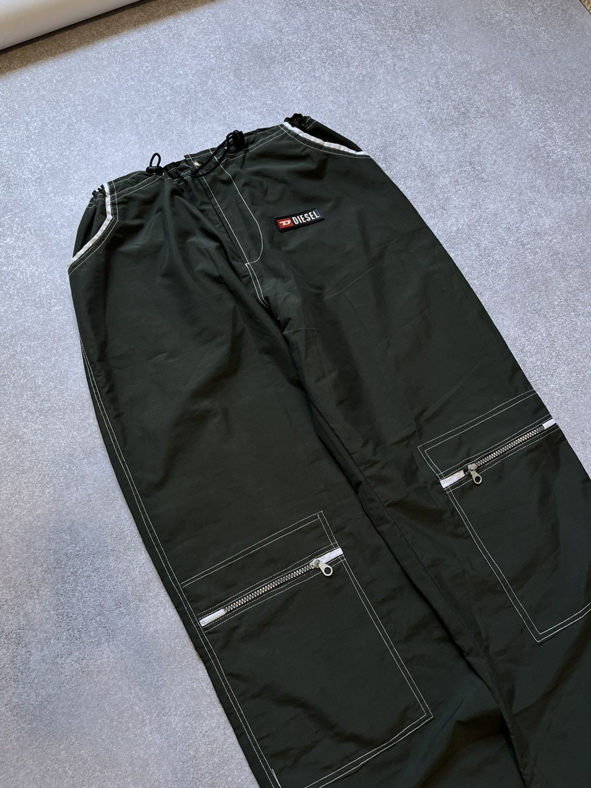 Diesel Vintage Diesel Techwear Cargo Pants with Pockets Drawstrings Size US 32 / EU 48 - 4 Thumbnail