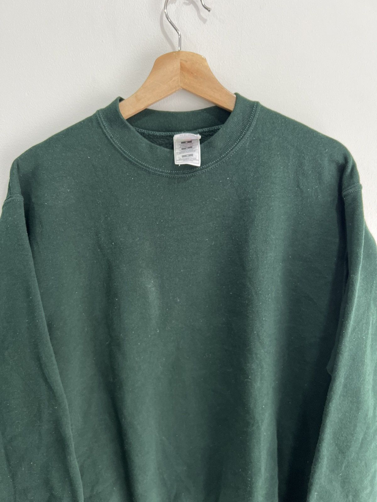 Vintage Vintage Forest Green Blank Sweater Sweatshirt Size US M / EU 48-50 / 2 - 3 Thumbnail