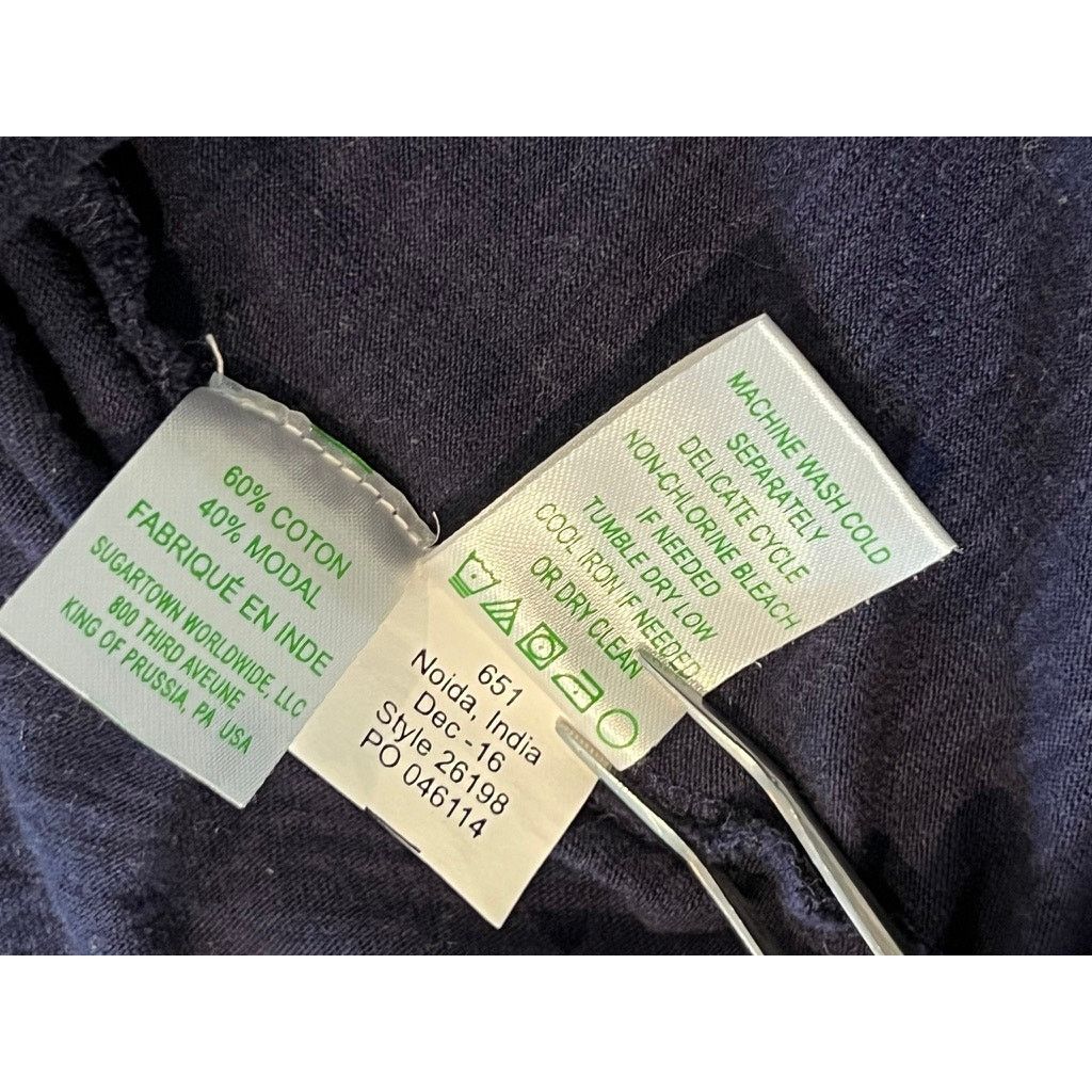 Lilly Pulitzer Lilly Pulitzer 26198 Suncrest Swing MEDIUM Tab Sleeves Navy Size M / US 6-8 / IT 42-44 - 10 Thumbnail