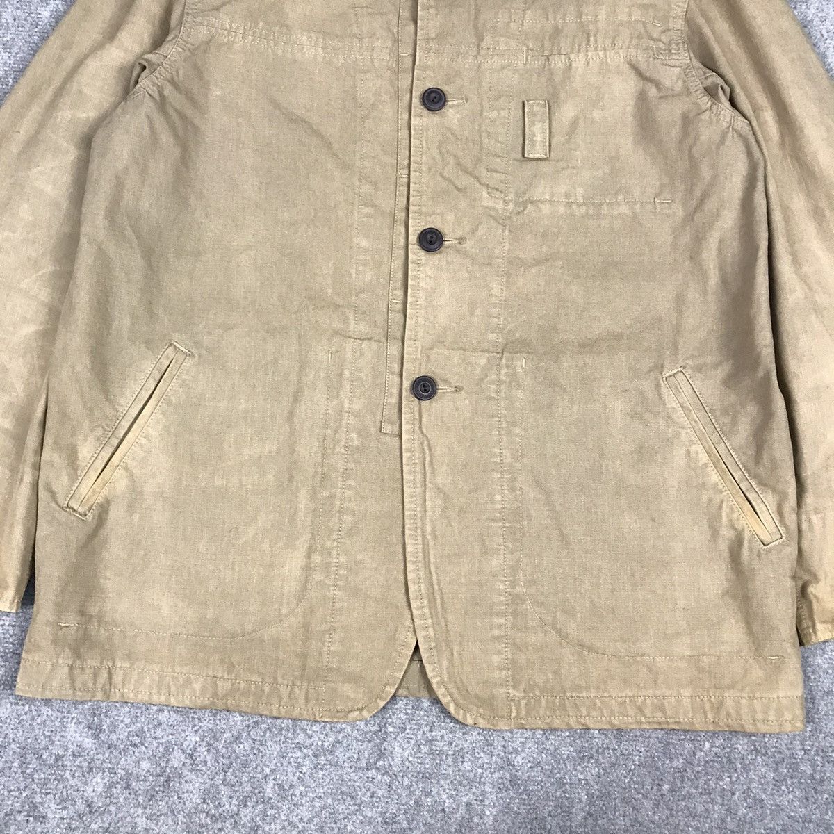 Japanese Brand × PPFM × Tornado Mart PPFM BRAND BROWN FADED CHORE BUTTON JACKET Size US M / EU 48-50 / 2 - 3 Thumbnail