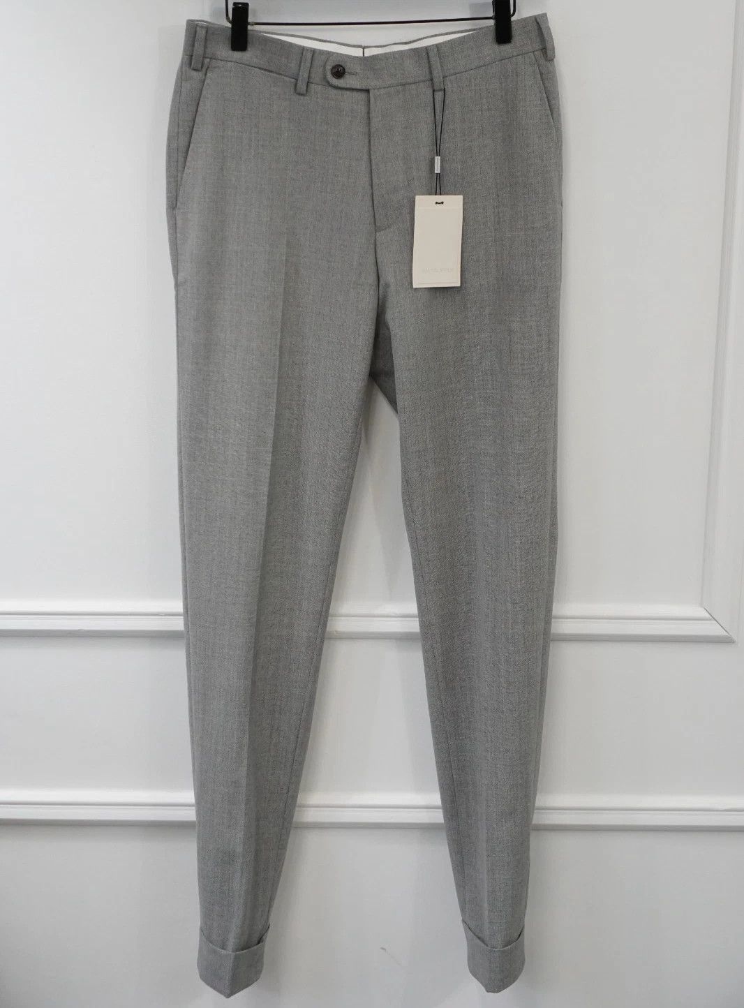Suitsupply Men Suitsupply Pants Grey Wool Soho Size UK/US36 Size 36R - 1 Thumbnail
