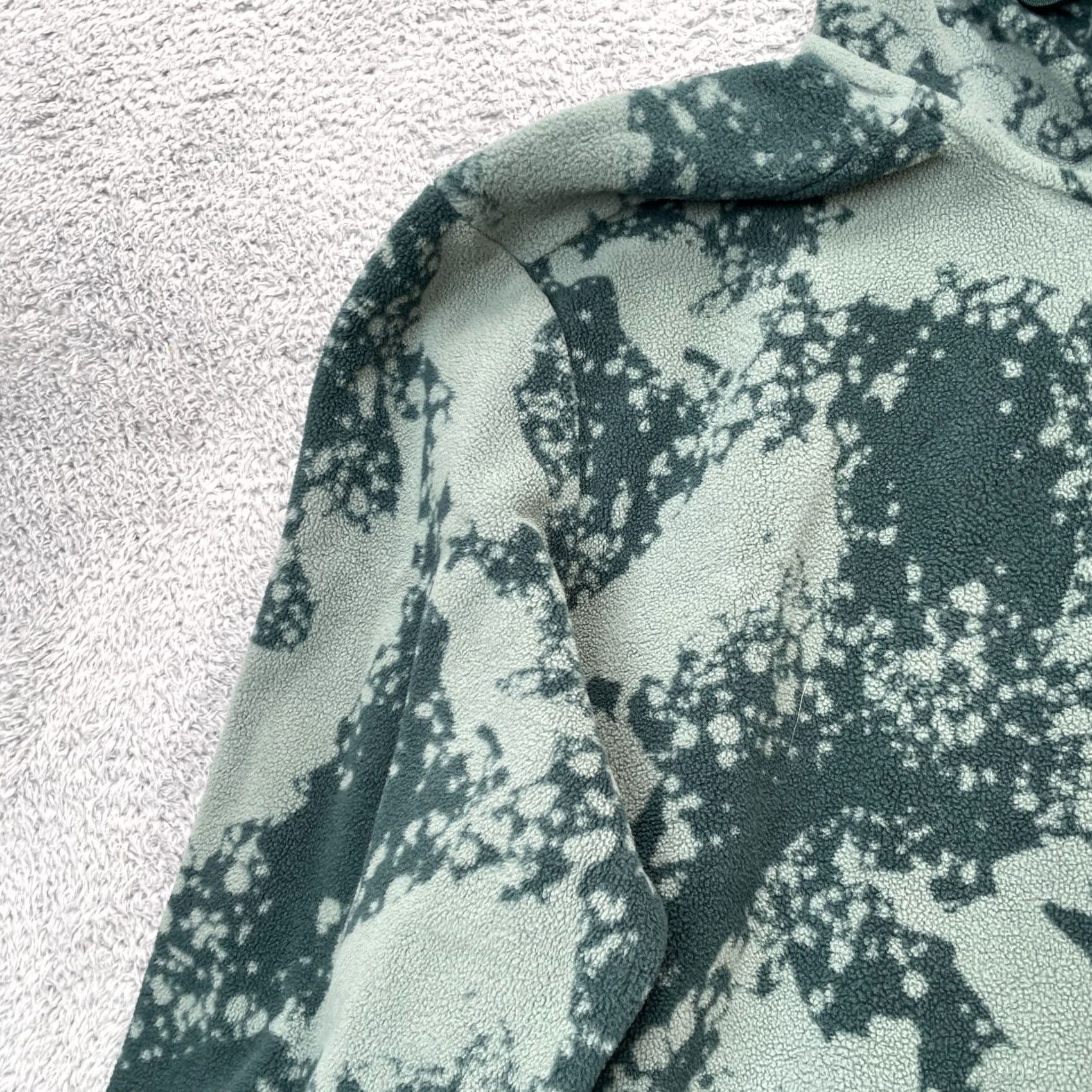 Puma PUMA Hoodie Mens M Green Camo Fleece Zip Pullover Athleisure Performance Street Casual Logo Zipper Size US M / EU 48-50 / 2 - 7 Thumbnail