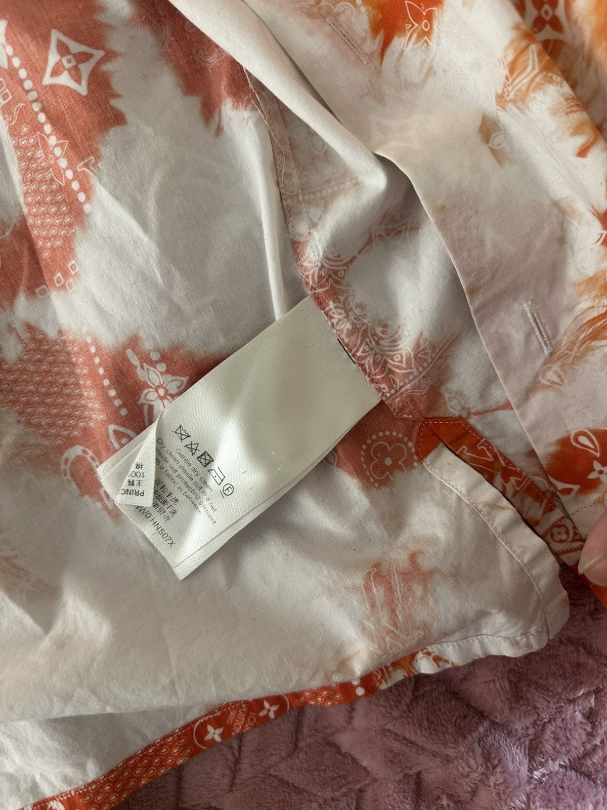 Louis Vuitton Authentic Louis Vuitton Monogram Bandana Button‑Down Shirt Size US S / EU 44-46 / 1 - 8 Thumbnail