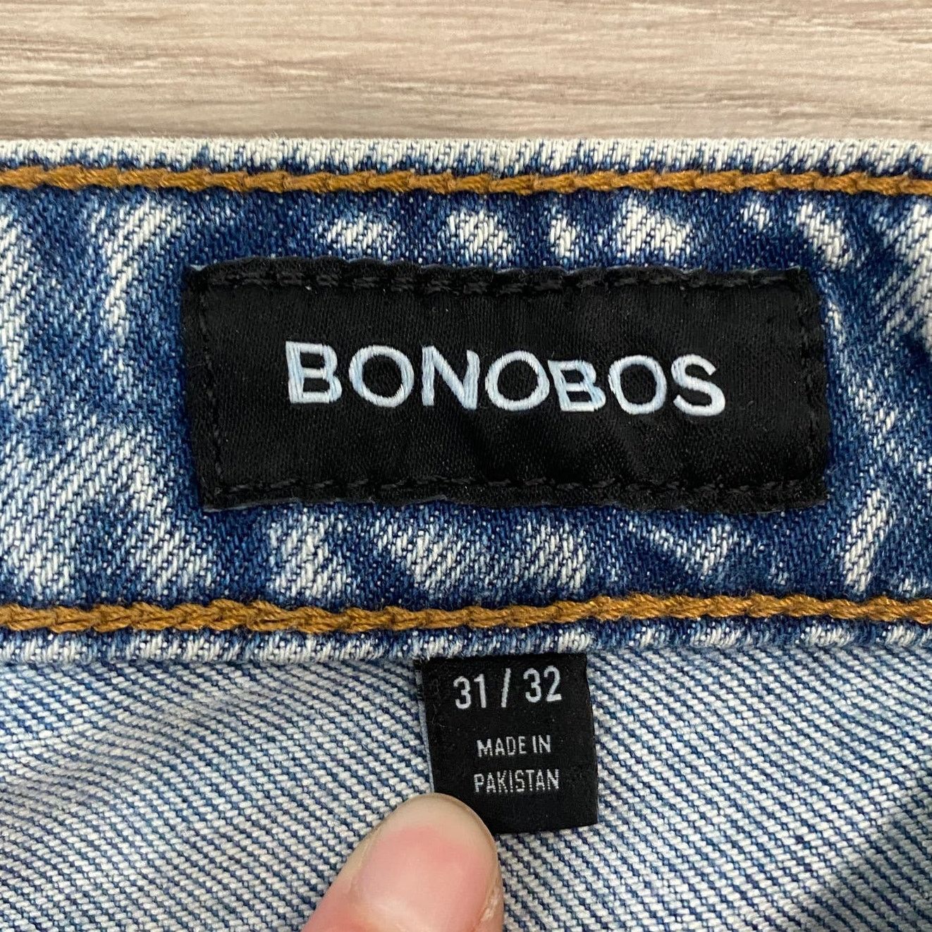 Bonobos Bonobos Stretch Tailored Fit Jeans Men's 31x32 Size US 31 - 4 Thumbnail