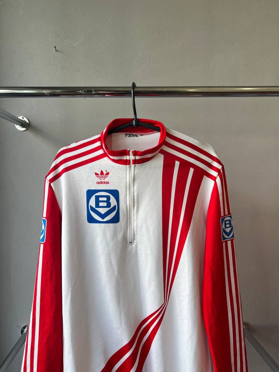 Adidas 1970/80’S VERY RARE ÖSTERREICH AUSTRIA CYCLING BIKE JERSEY Size US L / EU 52-54 / 3 - 3 Thumbnail