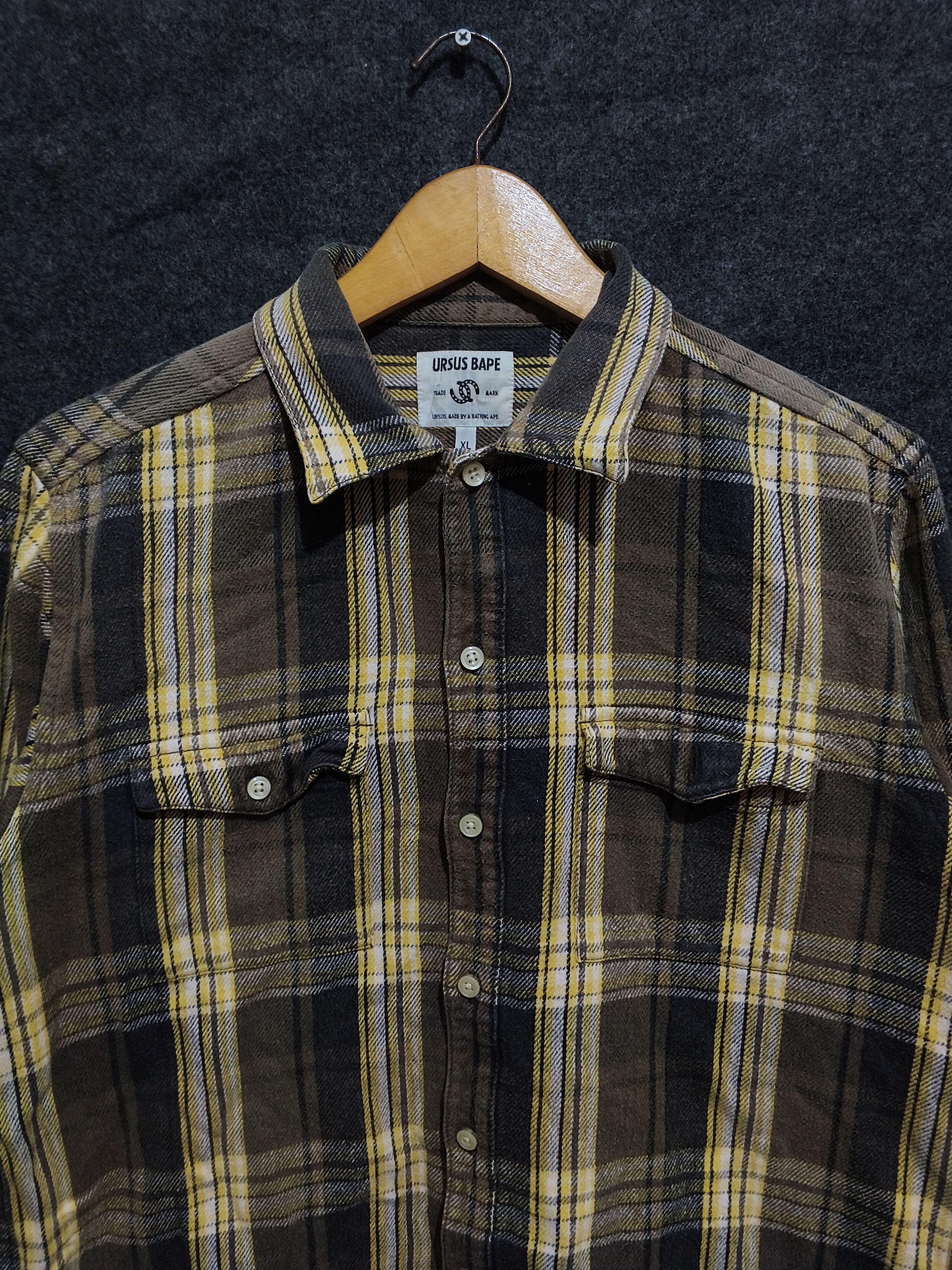 Bape URSUS BAPE Plaid Flannel Shirt Size US XL / EU 56 / 4 - 2 Thumbnail