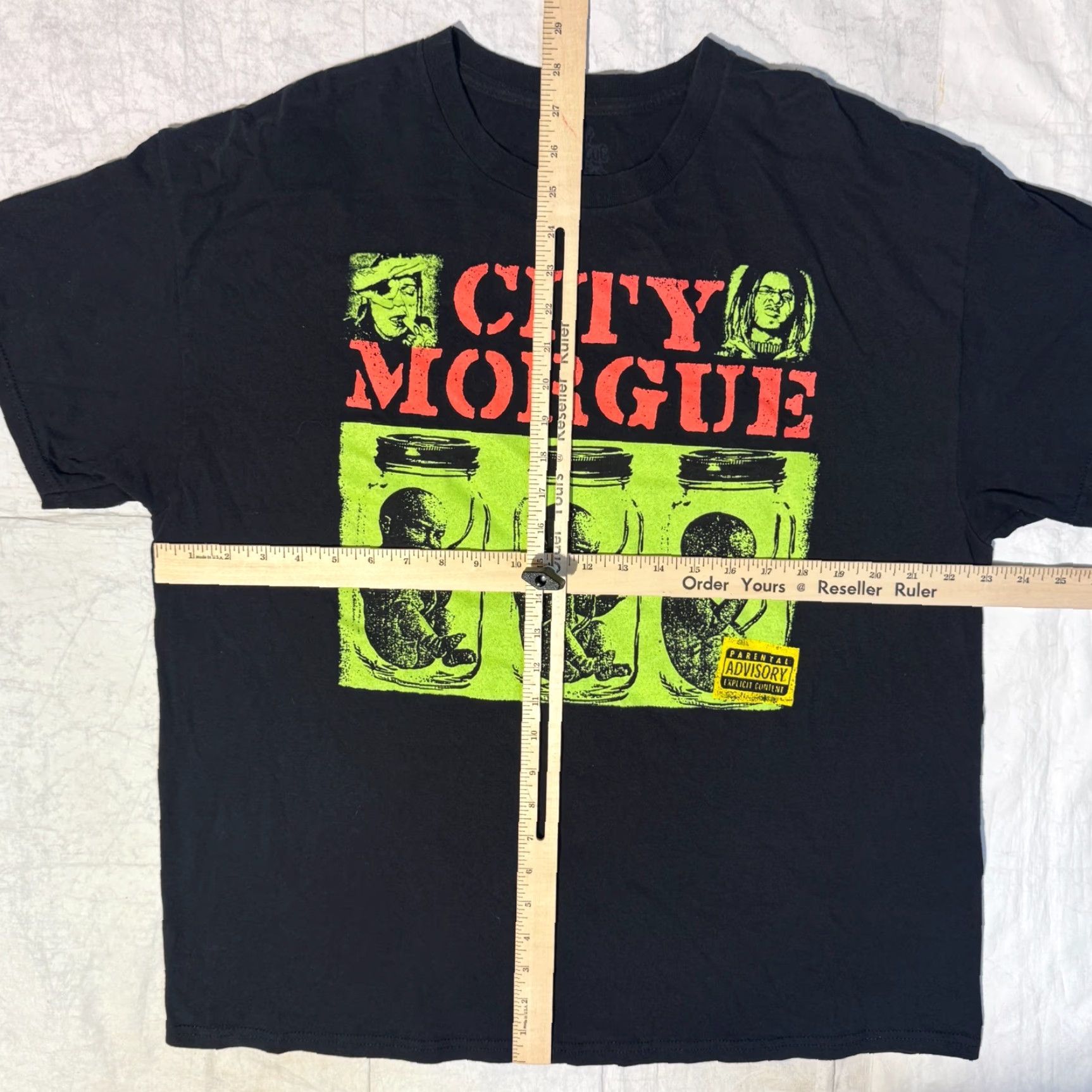 Vintage City Morgue T-Shirt XL Black Logo Short Sleeve Crew Neck Men Merch 2020-2029 Vintage No Size US XL / EU 56 / 4 - 4 Thumbnail
