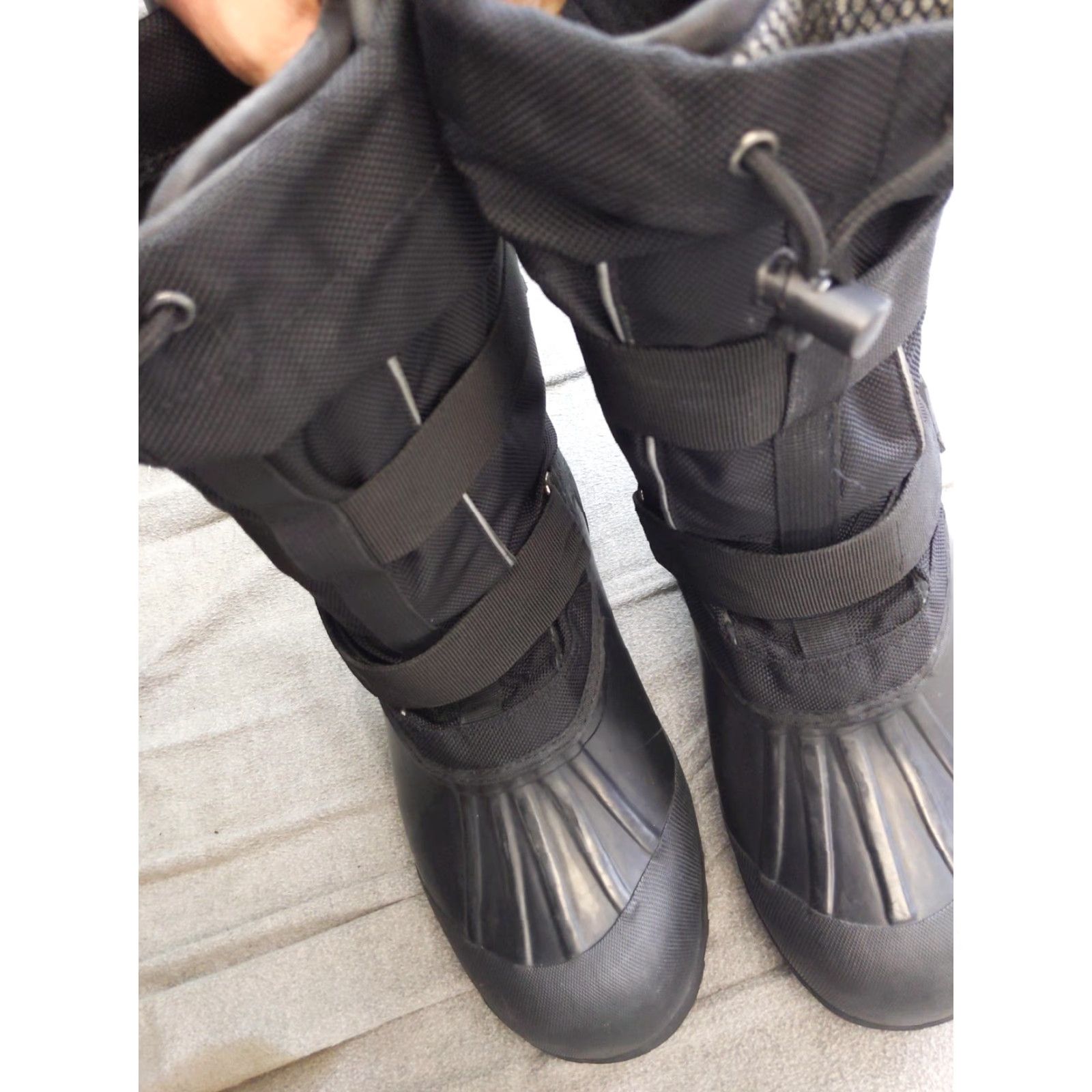 Vintage VINTAGE? No. RedHead Mens Snow Boot 9 Black Synthetic Insulated Thinsulate Winter Outdoor 42 9 Mens Boots Black Snow Boot Size US 9 / EU 42 - 6 Thumbnail
