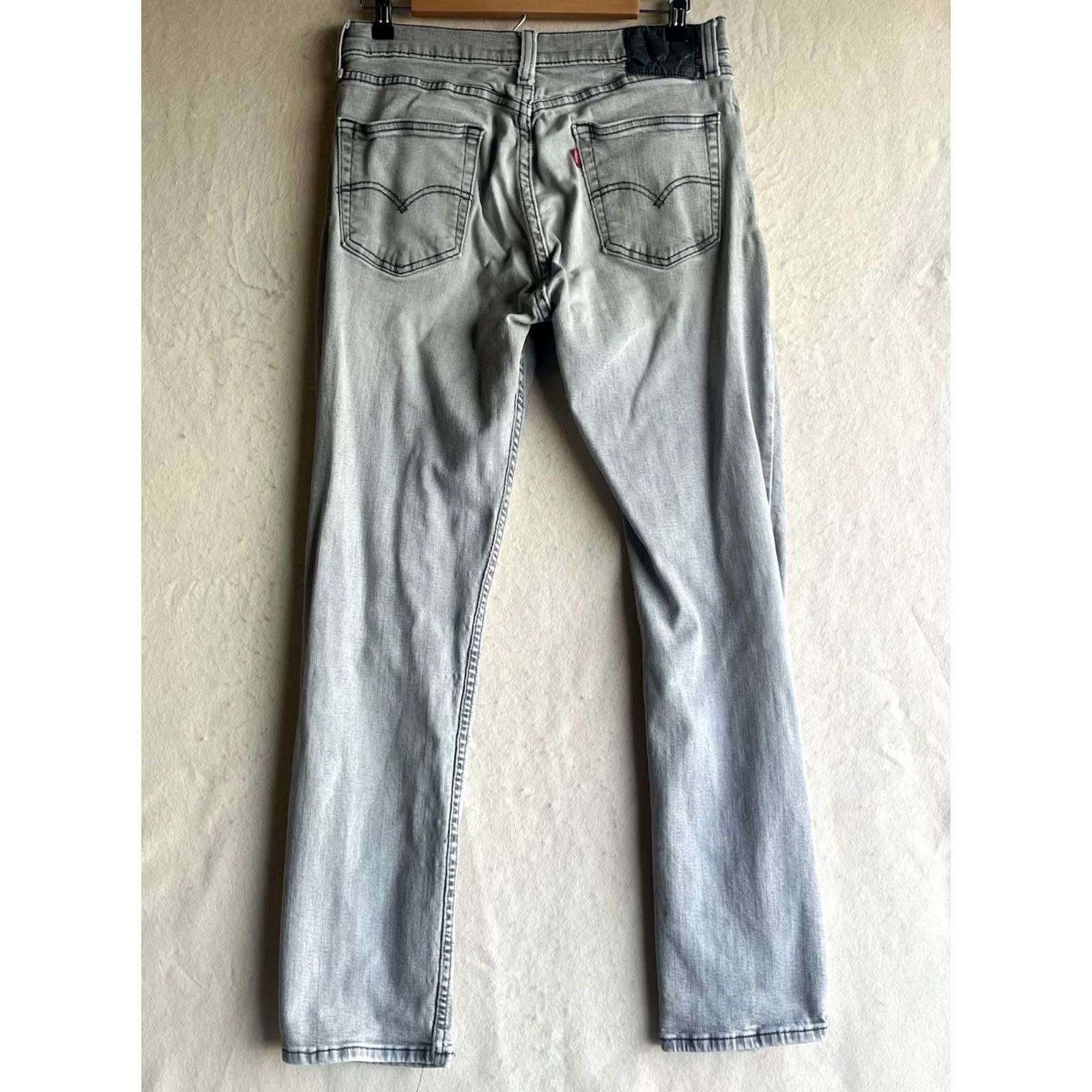 Levi's Levi's 511 Jeans Men Size 32x32 Distressed Straight Fit Gray 100% Cotton Denim Button Zip Pocket 5-Pocket Design Regular Size Type Size US 32 / EU 48 - 2 Thumbnail